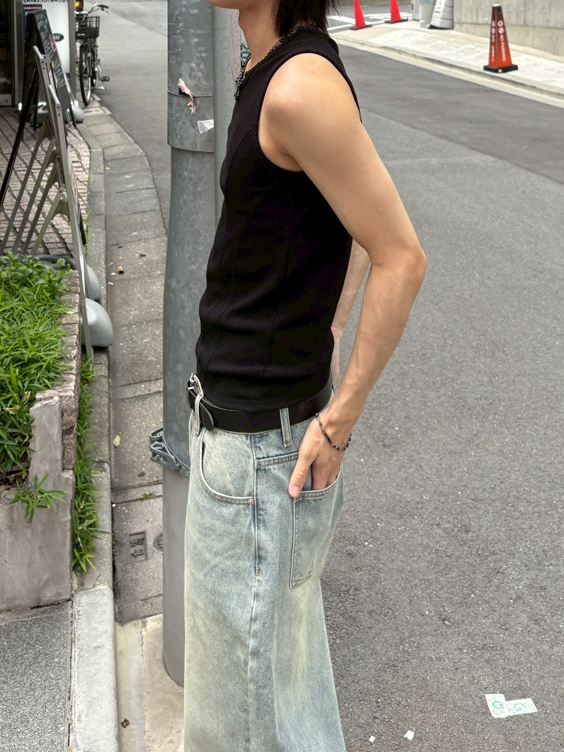 受注制【nmtc+】tight tank top (3color)