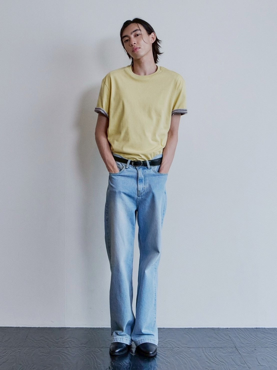 【Waviness】Stripe Layered T-shirts