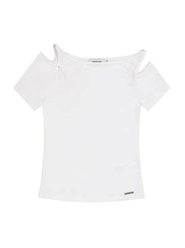 【ROCK CAKE】Shoulder Cutout Top