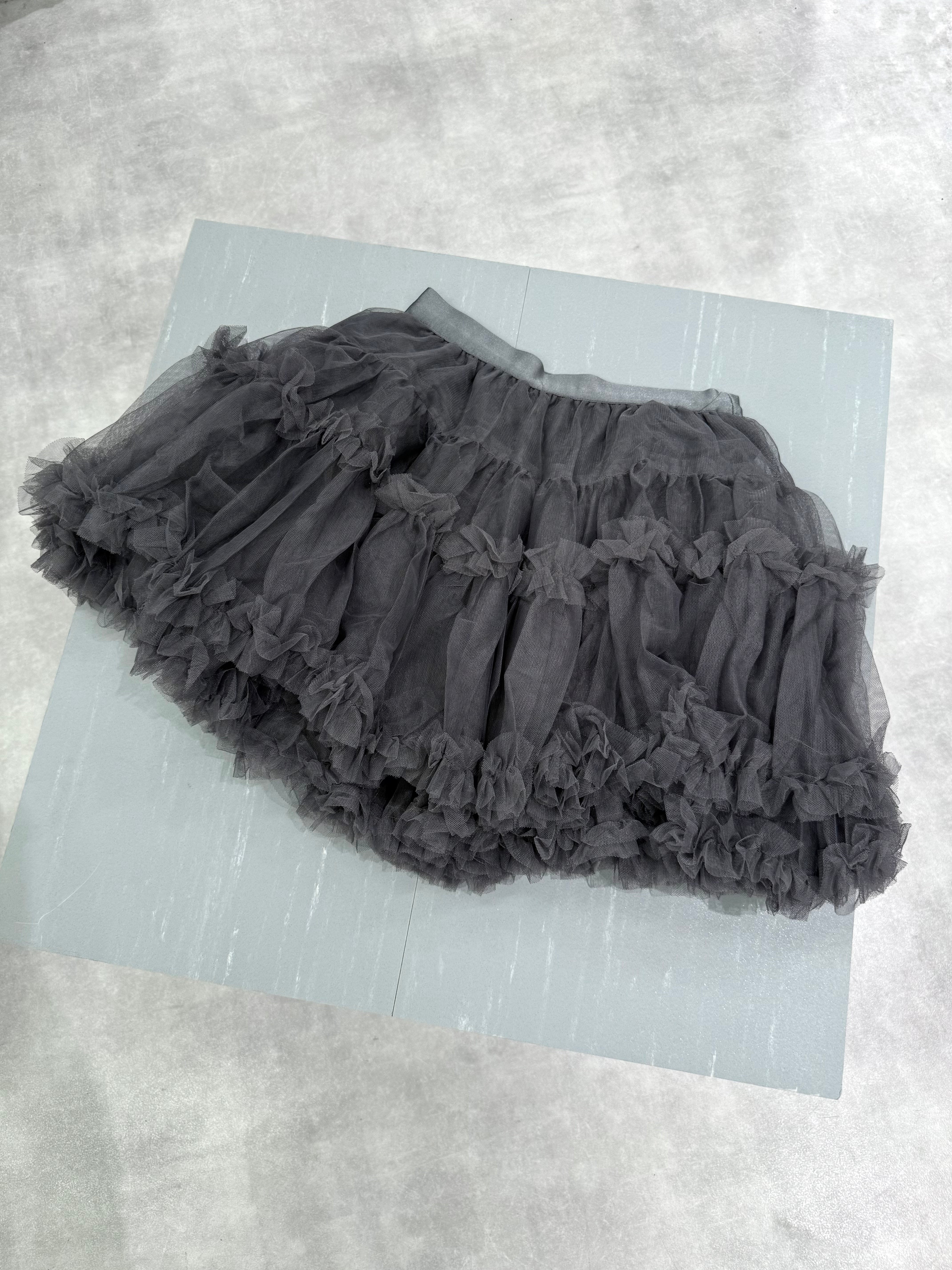 7/17 20:00 発売 国際配送【Nerd out XU】volume frill skirt (4color)