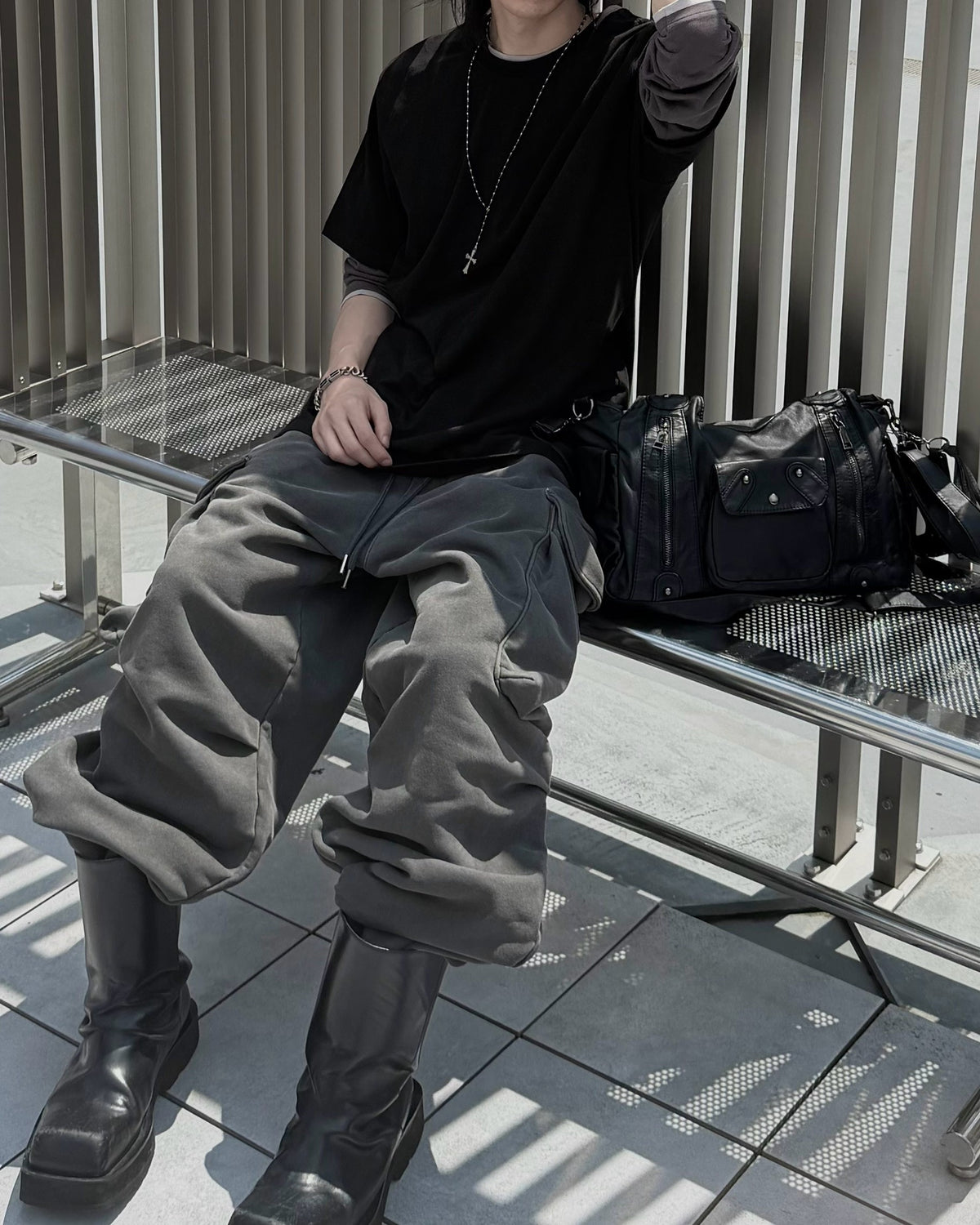 受注制【nmtc+】Eyelet Cutout Tee (2color)