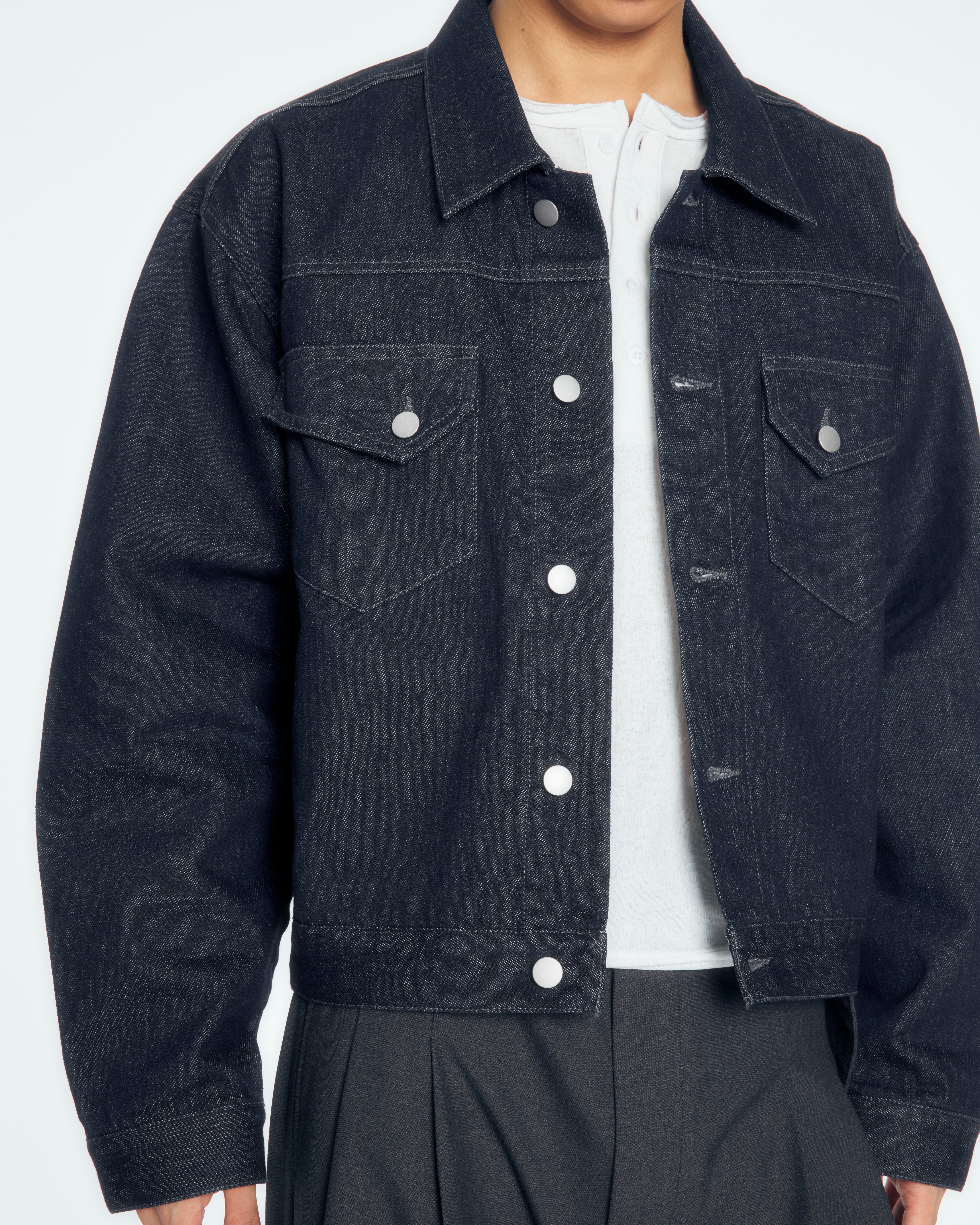 【CS】denim short jacket
