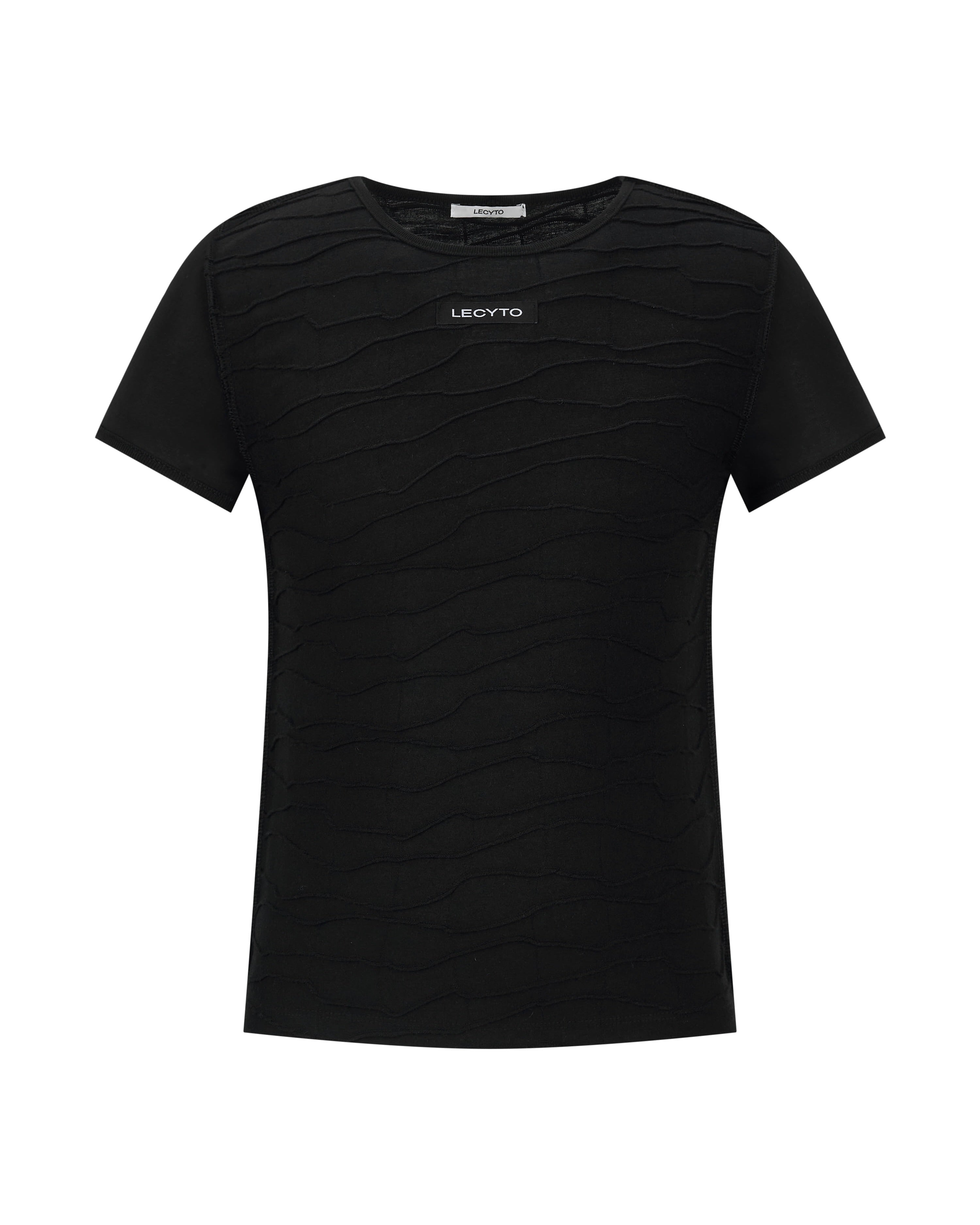 【LECYTO】Wave Relief T-Shirt