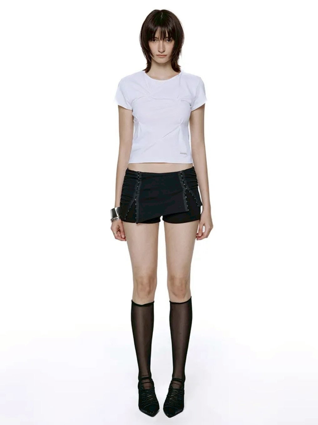 【ROCK CAKE】Waist Band Layer Shorts