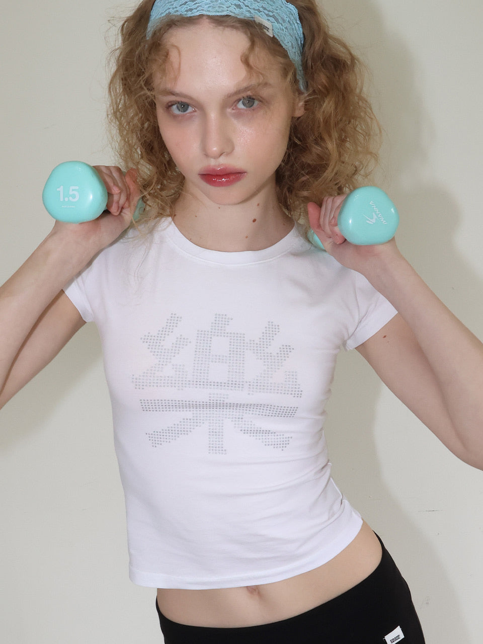 【CRANK】ROCK PIXEL SLIM TOP