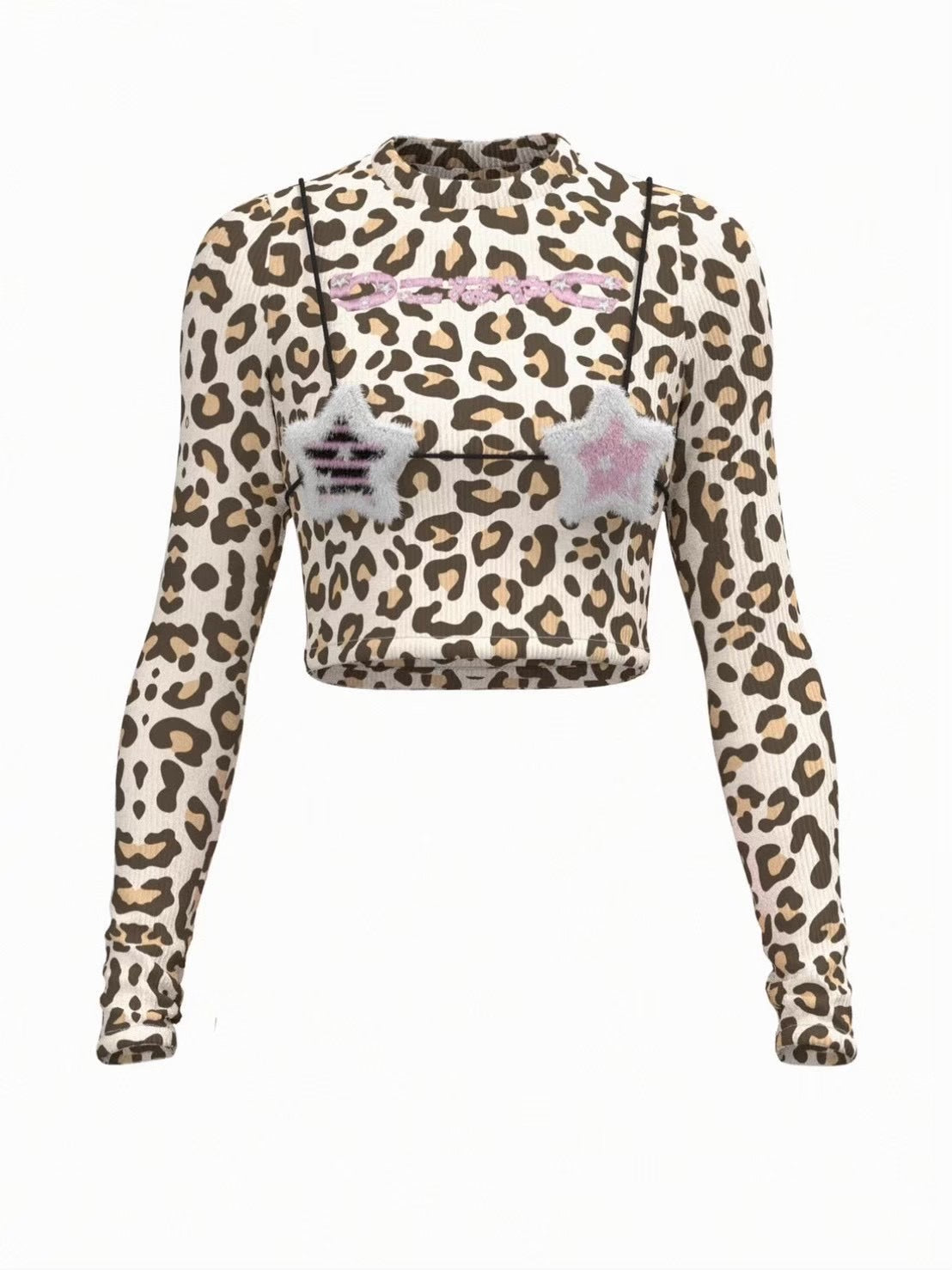 【SelfishGhost】Shibuya style leopard print tops