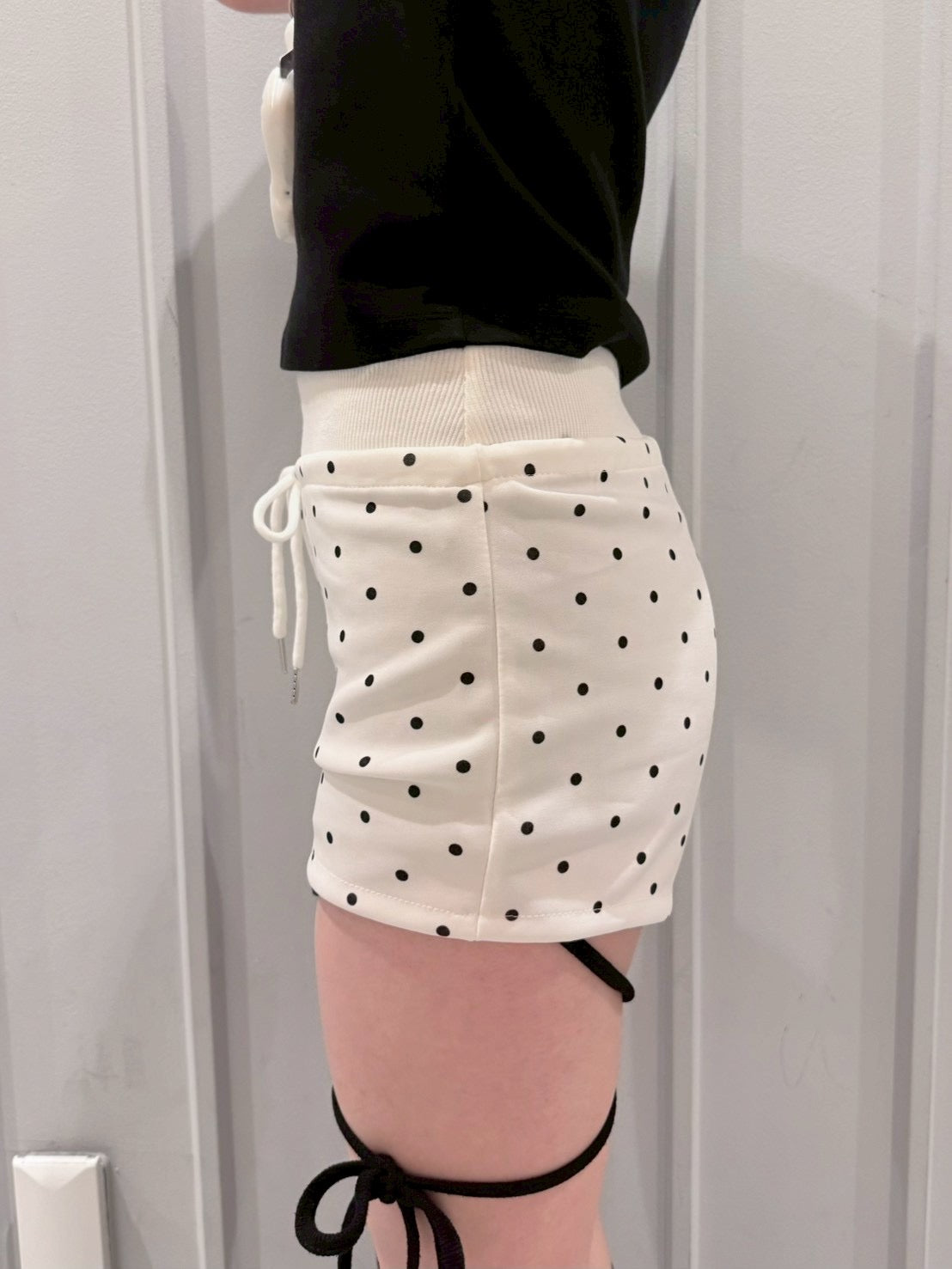 7/4 20:00発売 受注制【nmtc+】Polka Dot Banding Short Pants (3color)