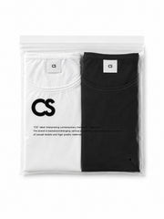 【CS】cut off pack tee (white/black）