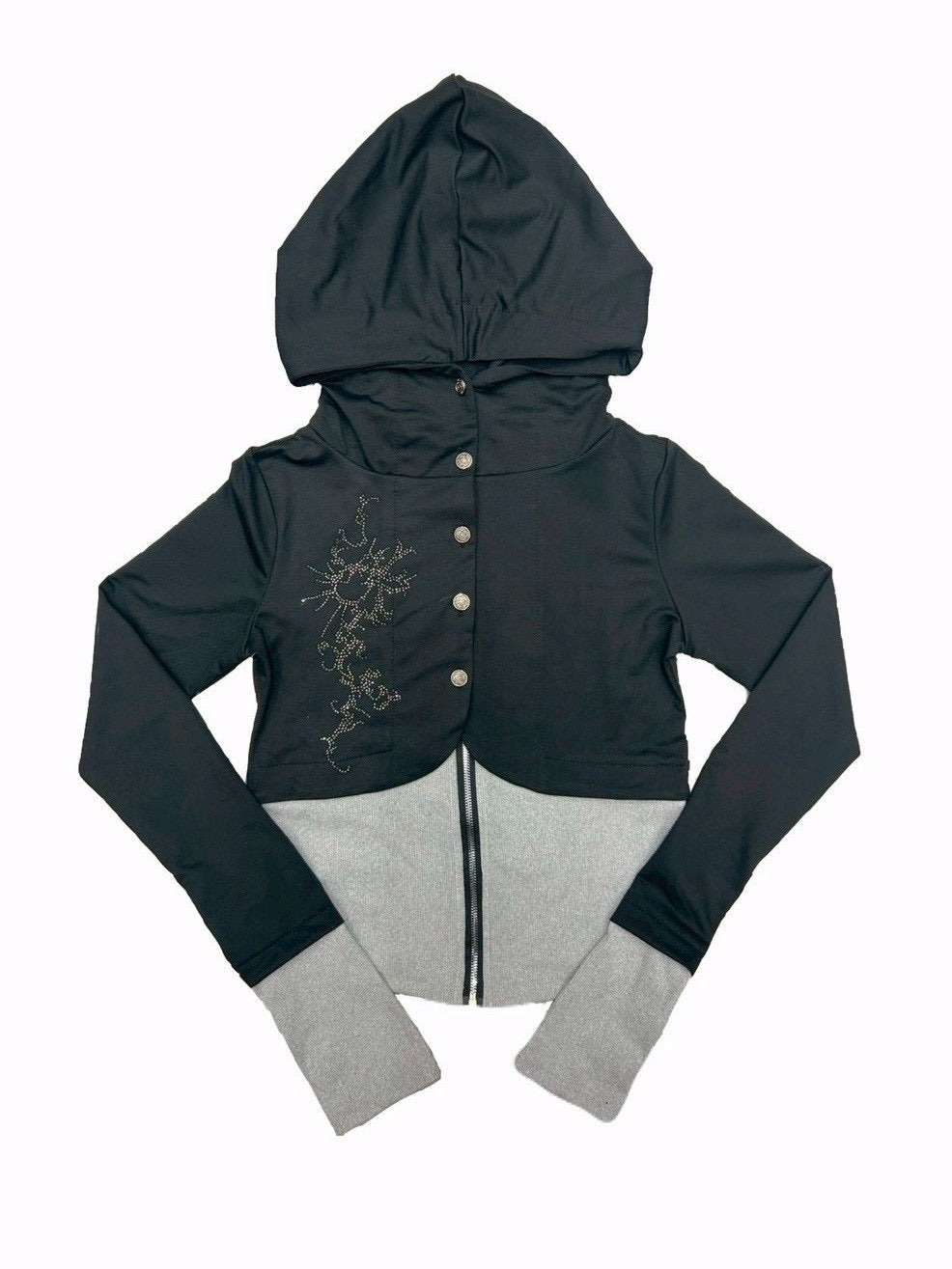 3/1 20:00発売 受注制【nmtc +】bi color vintage zip up hoodie / 【エヌエムティーシープラス】バイカラービンテージジップアップパーカー (2color)