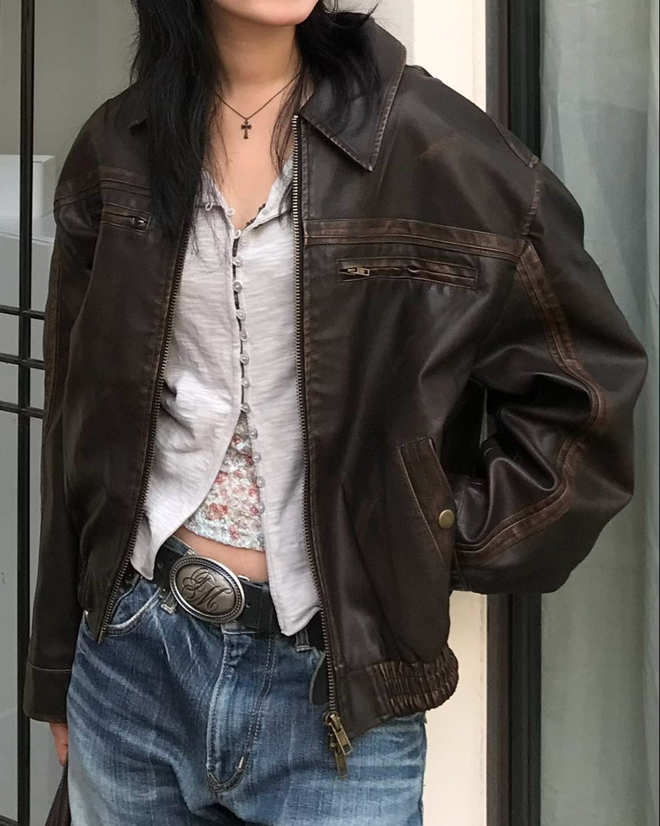 受注制【OaKS】washed coating jacket (2color)