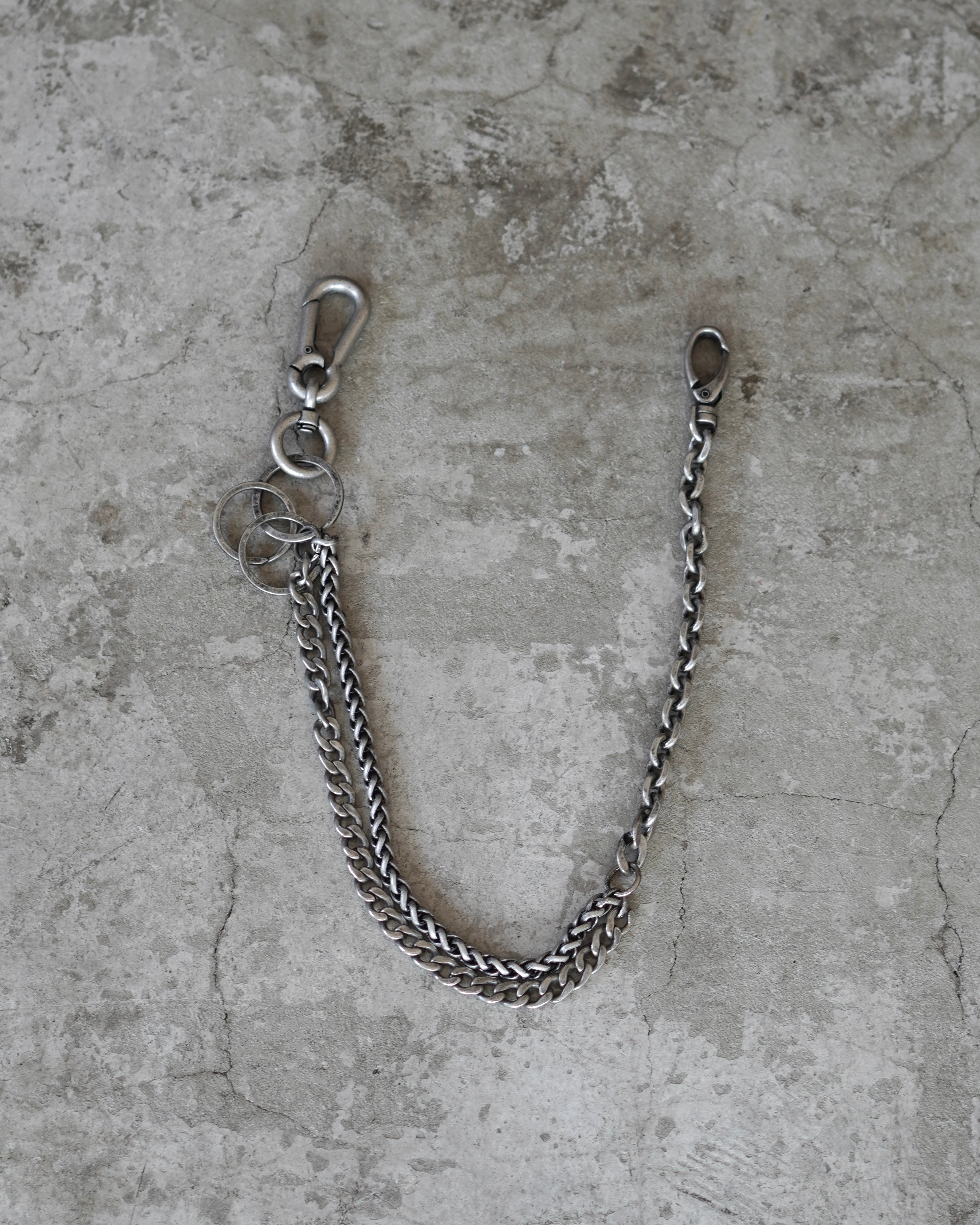 【CHIKASHITSU PLUS HIGH】Industrial link wallet chain