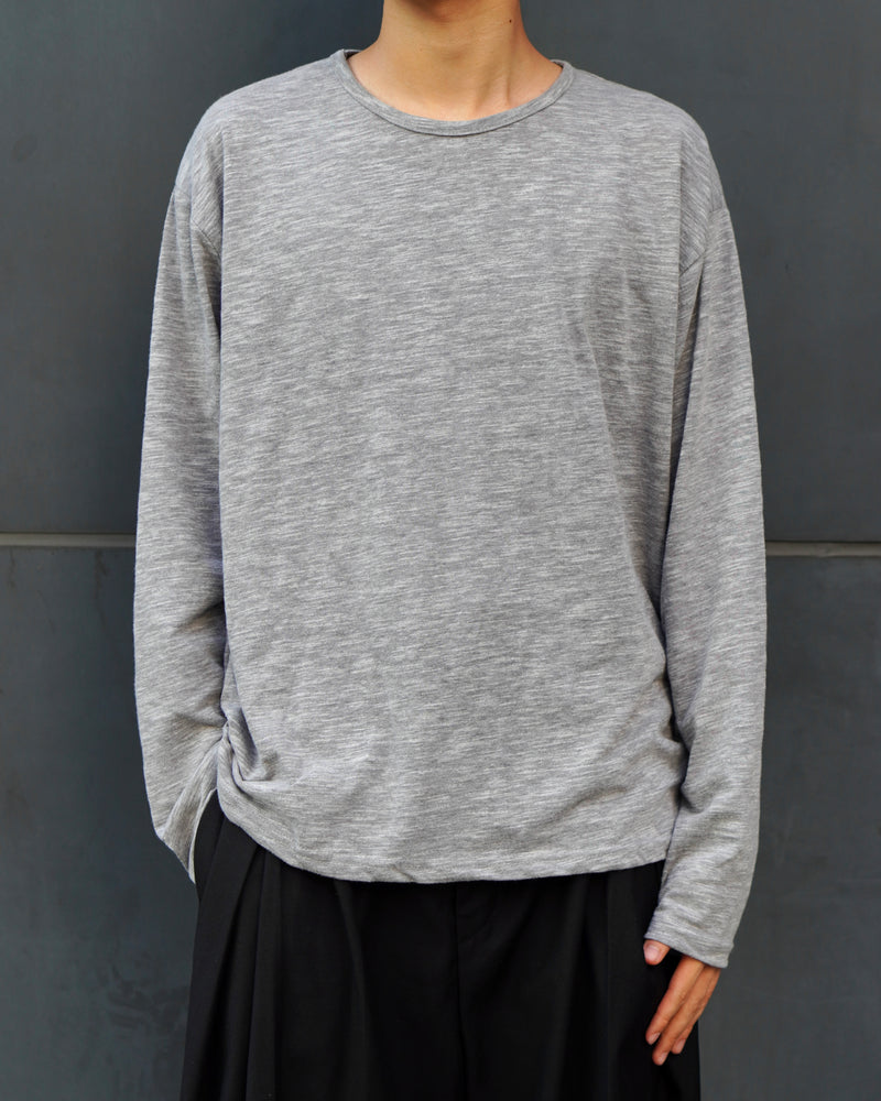 東京店WEB限定受注制【Chikashitsu +】summer slub long sleeve (4color)