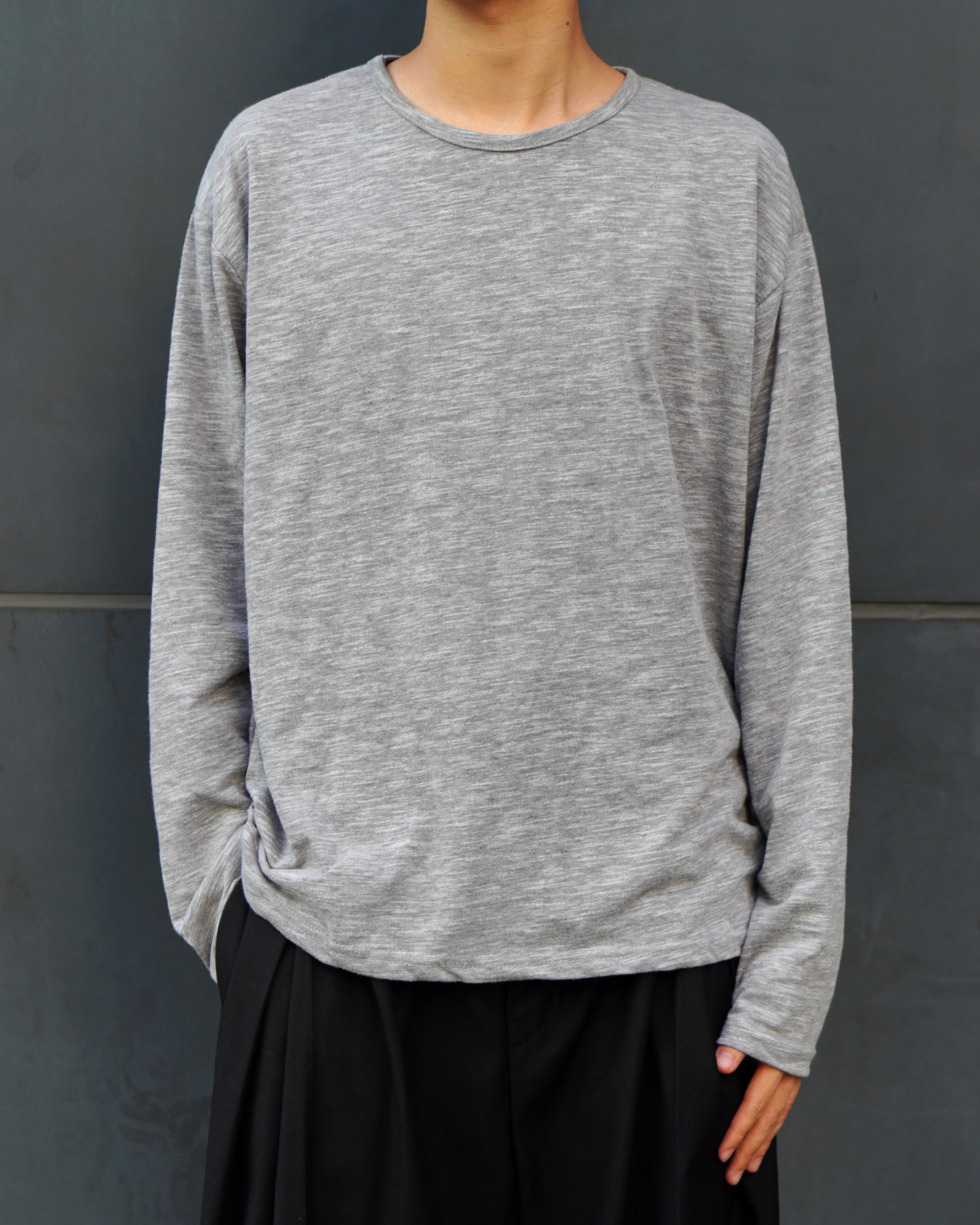 東京店WEB限定受注制【Chikashitsu +】summer slub long sleeve (4color)