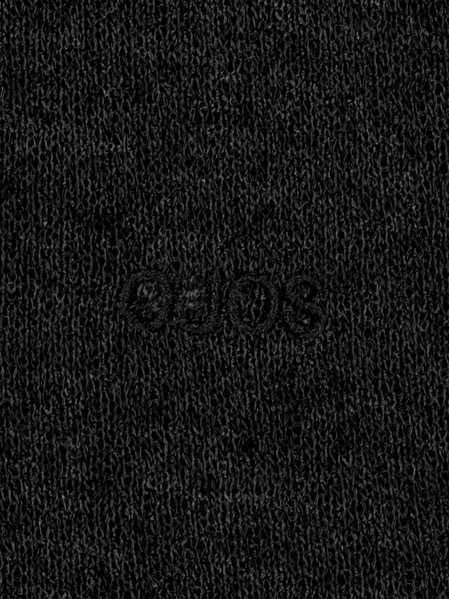 【OJOS】Raw Cut U-Neck Knit Top