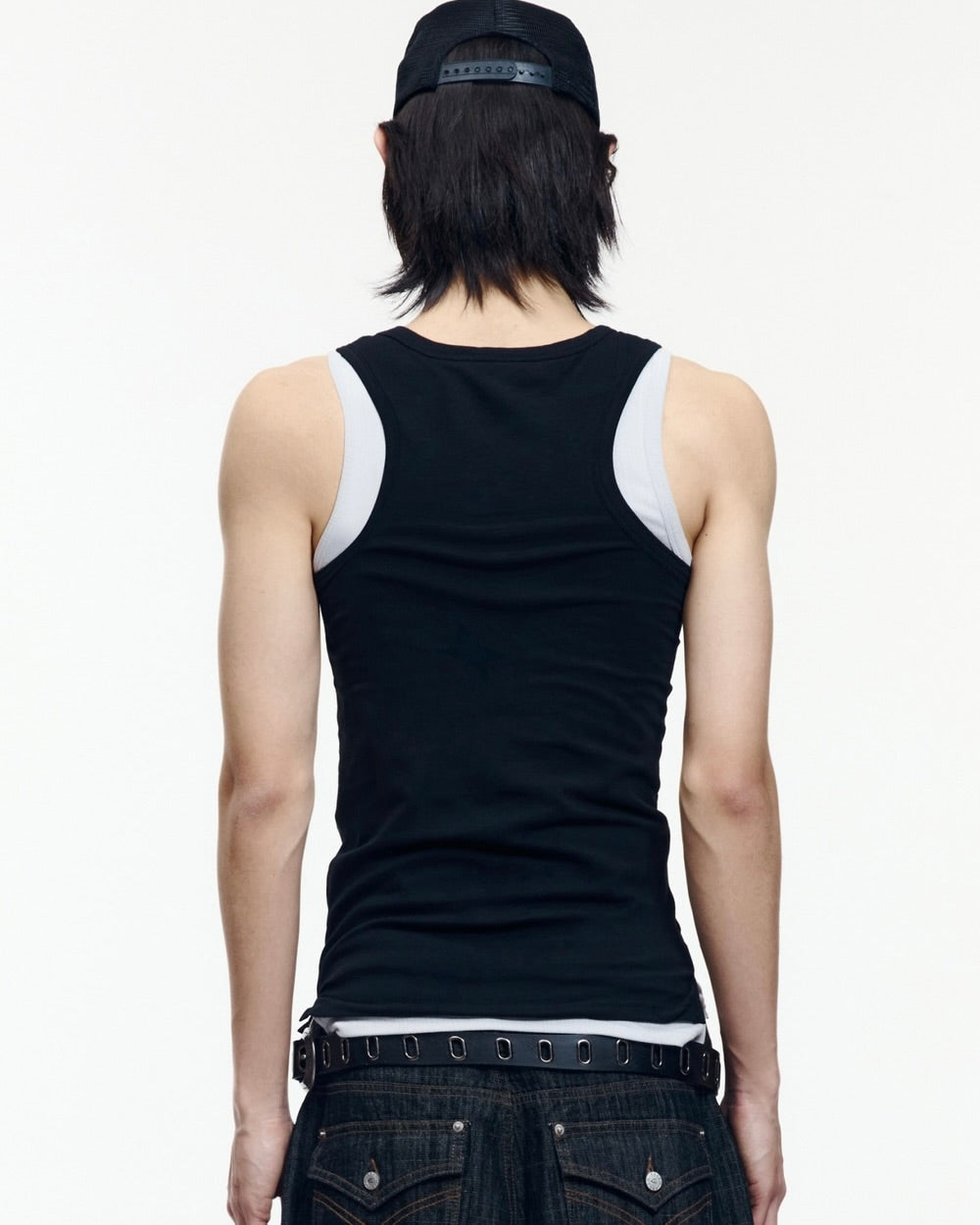 【AAKAM】2-Piece Layered Sleeveless