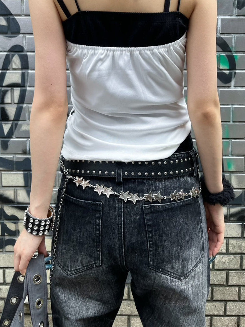 7/11 20:00発売　国際配送【BABY09】cross studs belt