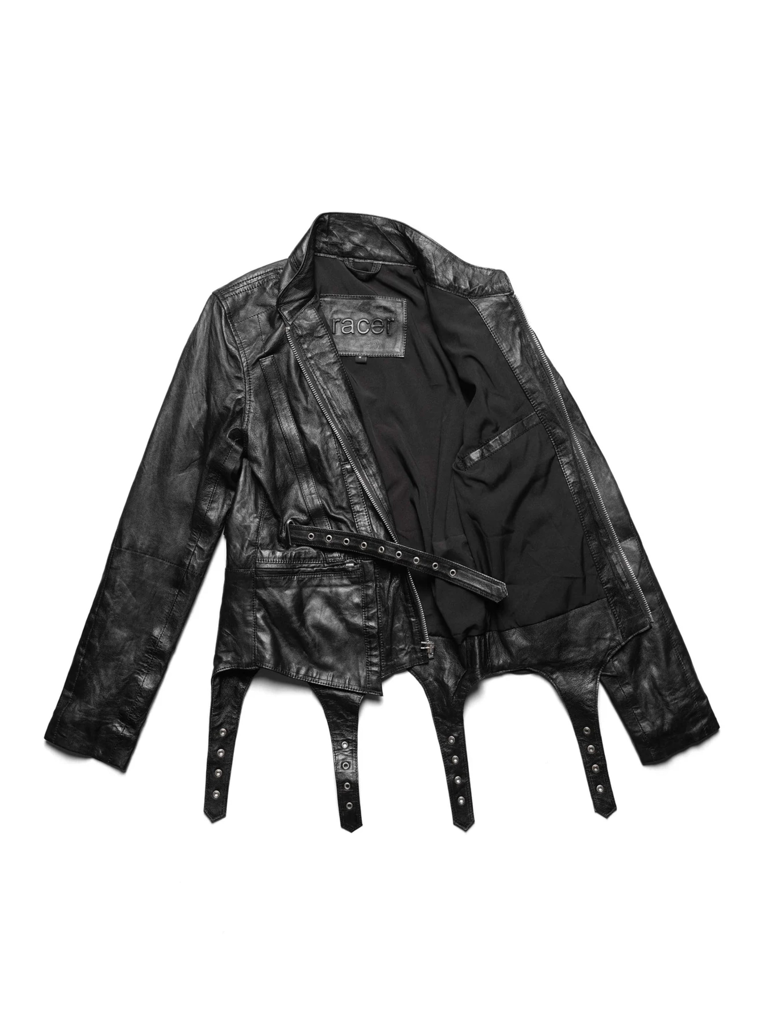 【RACER WORLDWIDE】Slim Leather Jacket