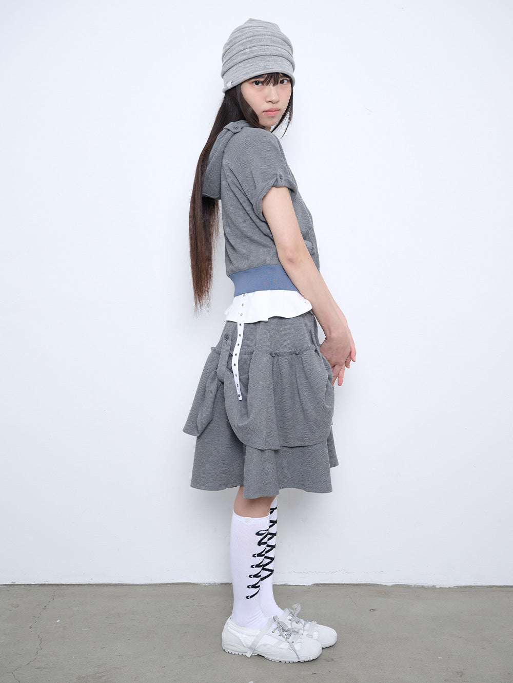 【TUOMIO】ROLLING HOODED ZIP-UP