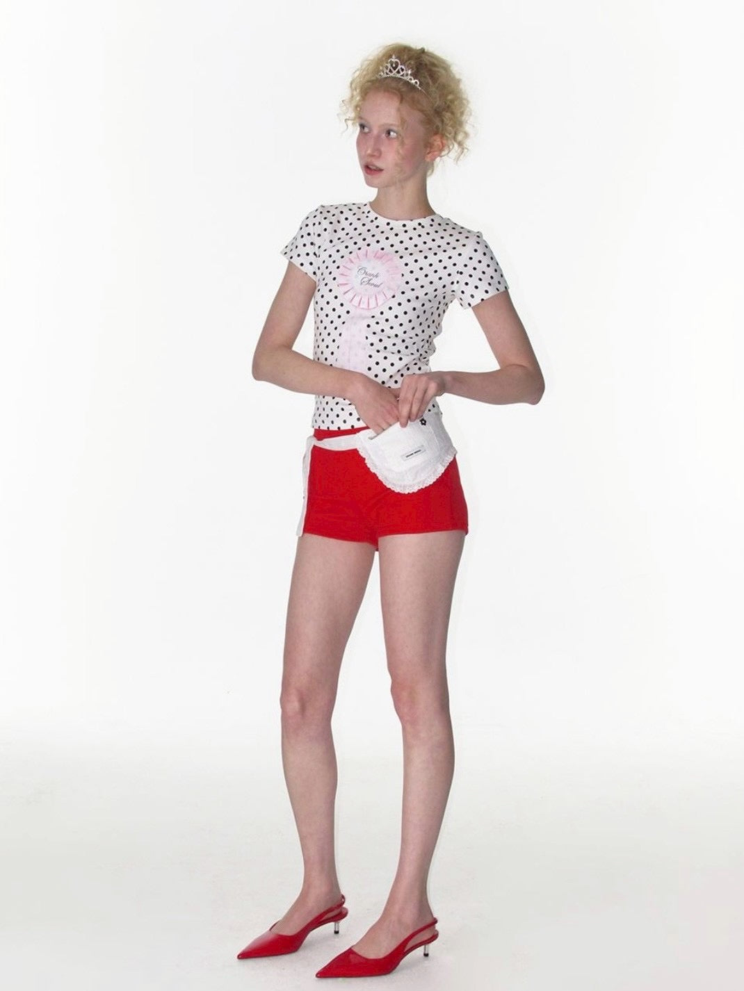 【CRANK】ROSETTE GRAPHIC TOP