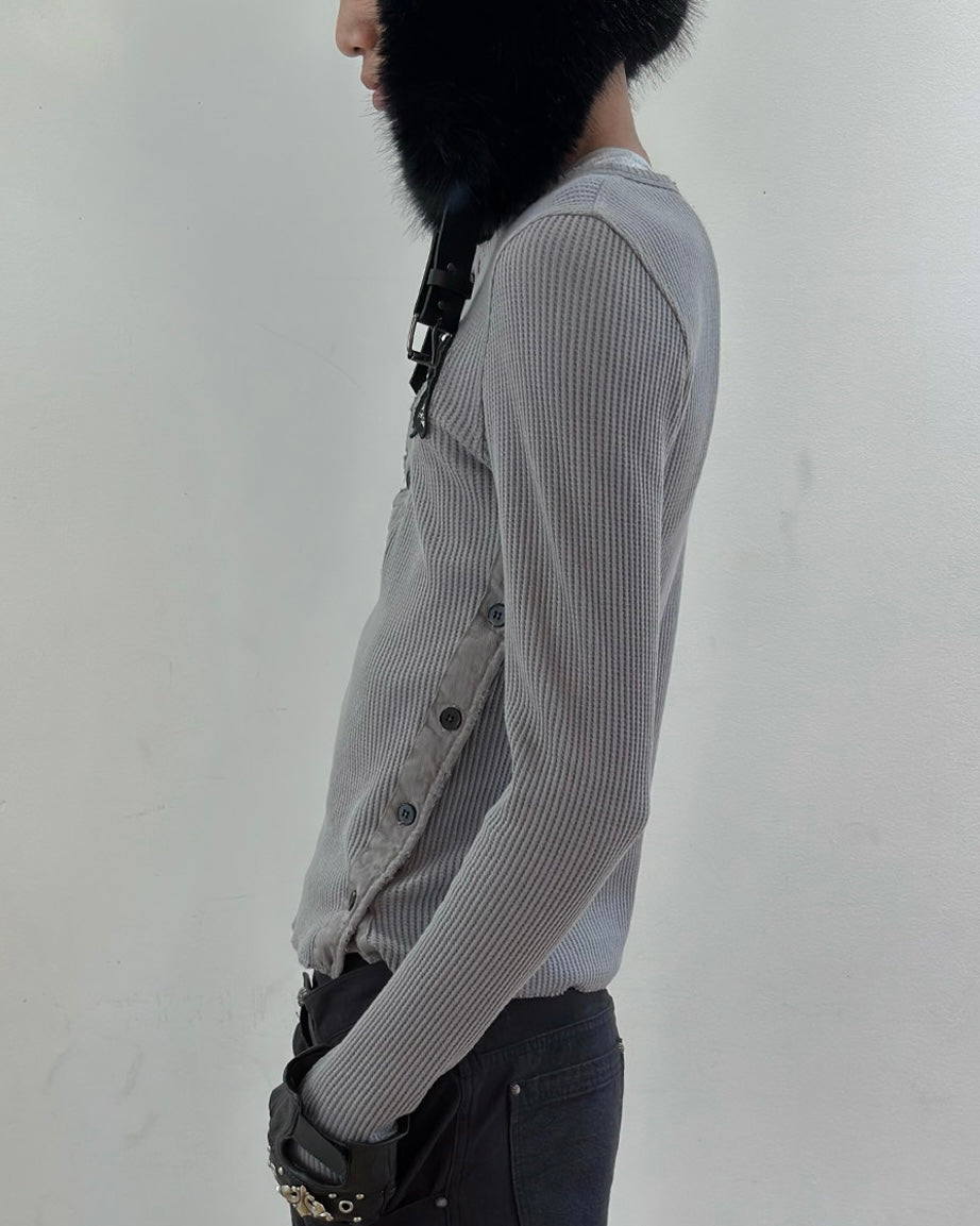【LECYTO】Sacred Thorn Ribbed Top