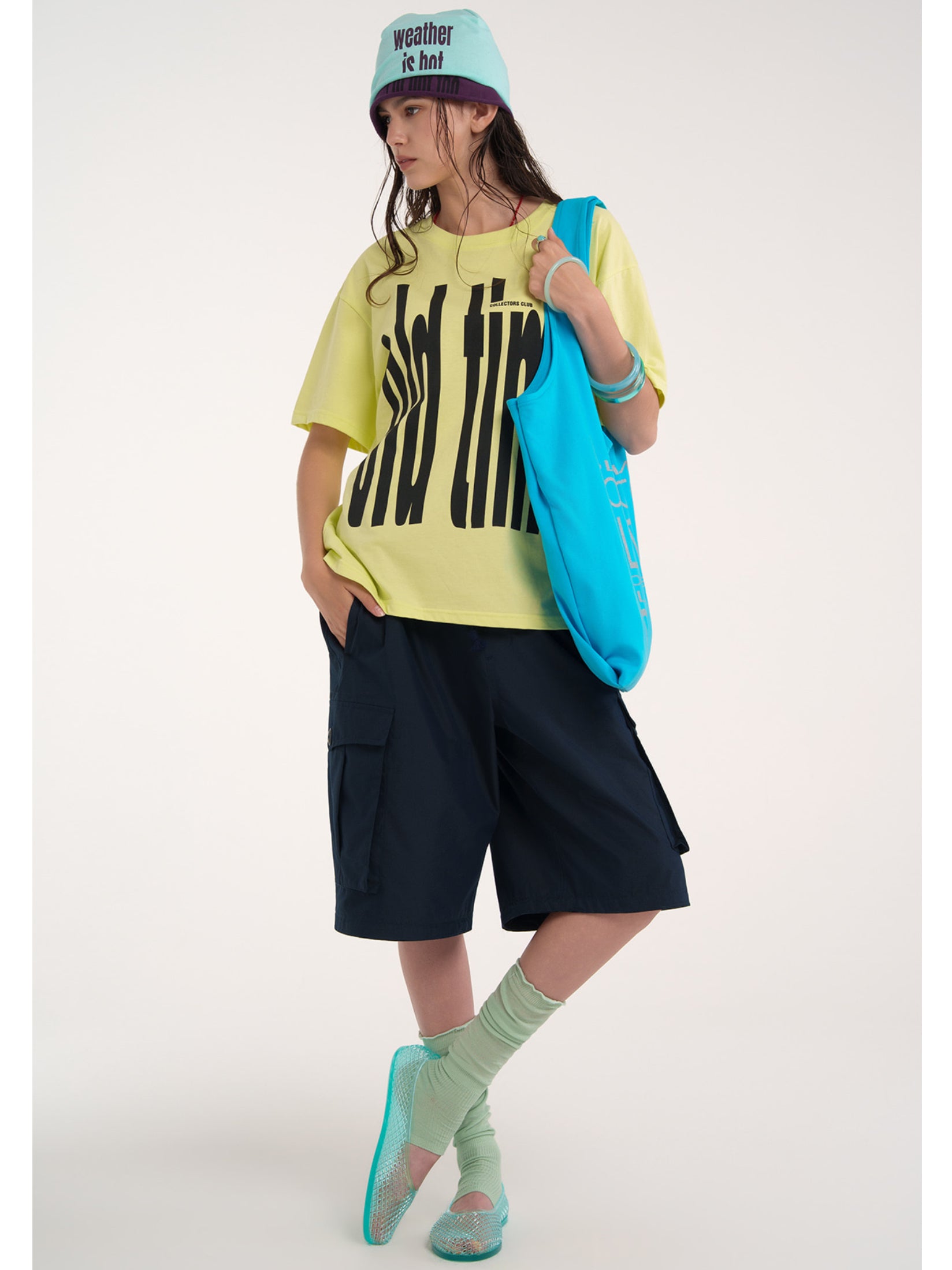 【ESC STUDIO】Big old timer market bag