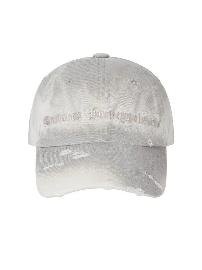 【ROCK CAKE】Slogan Washing Ball Cap