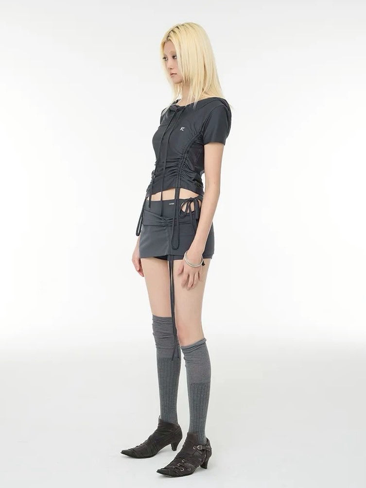 【ROCK CAKE】String Layer Shorts