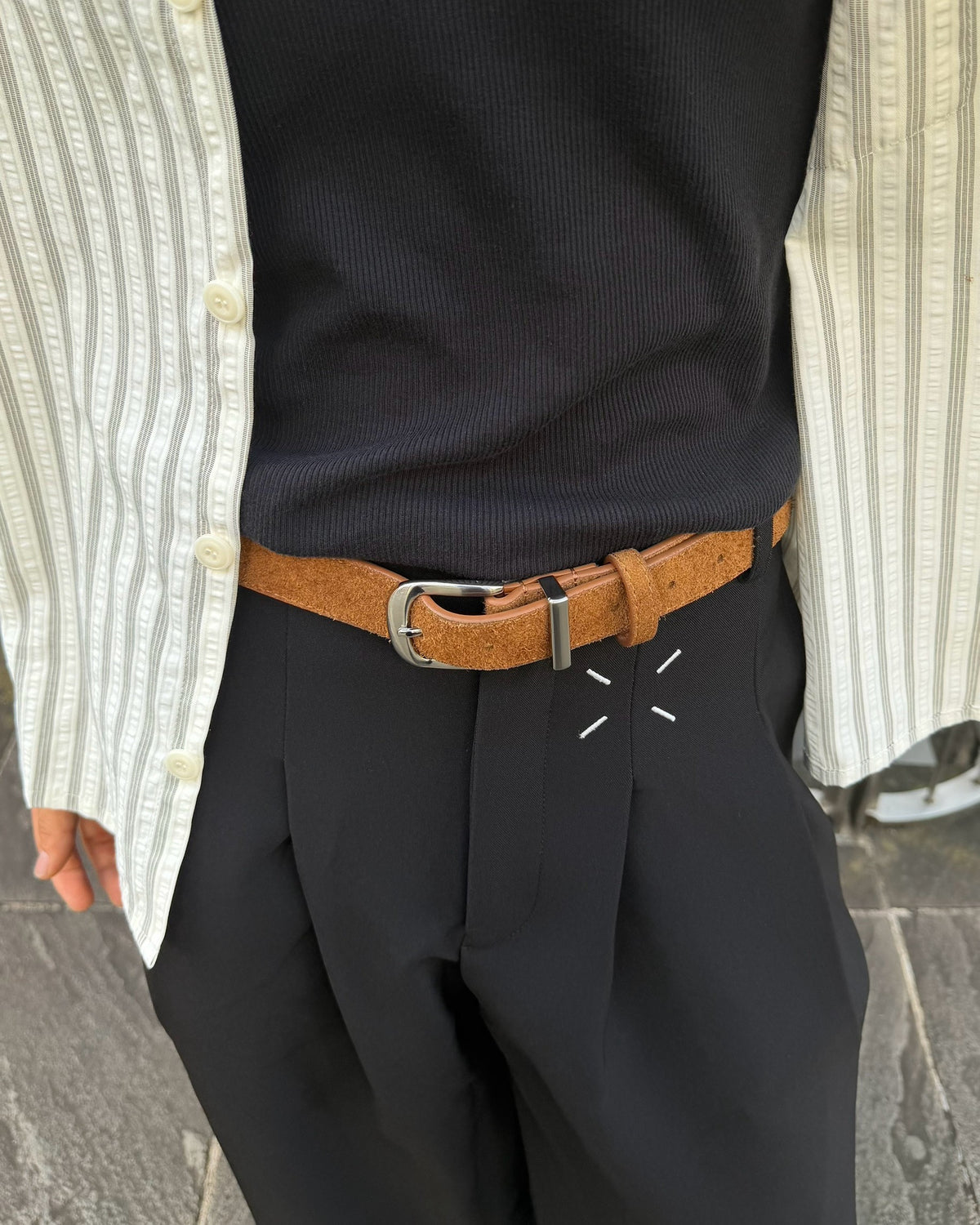 国際配送【RENOL】sprit leather belt
