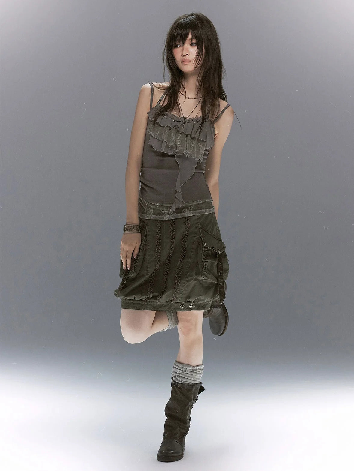 【Cest Nous】Lace beaded camisole