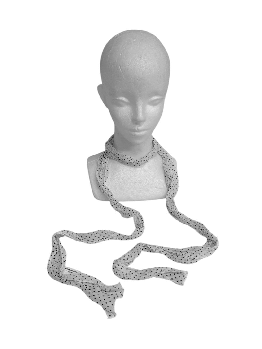 受注制【nmtc+】Chiffon Dot Scarf (2color)