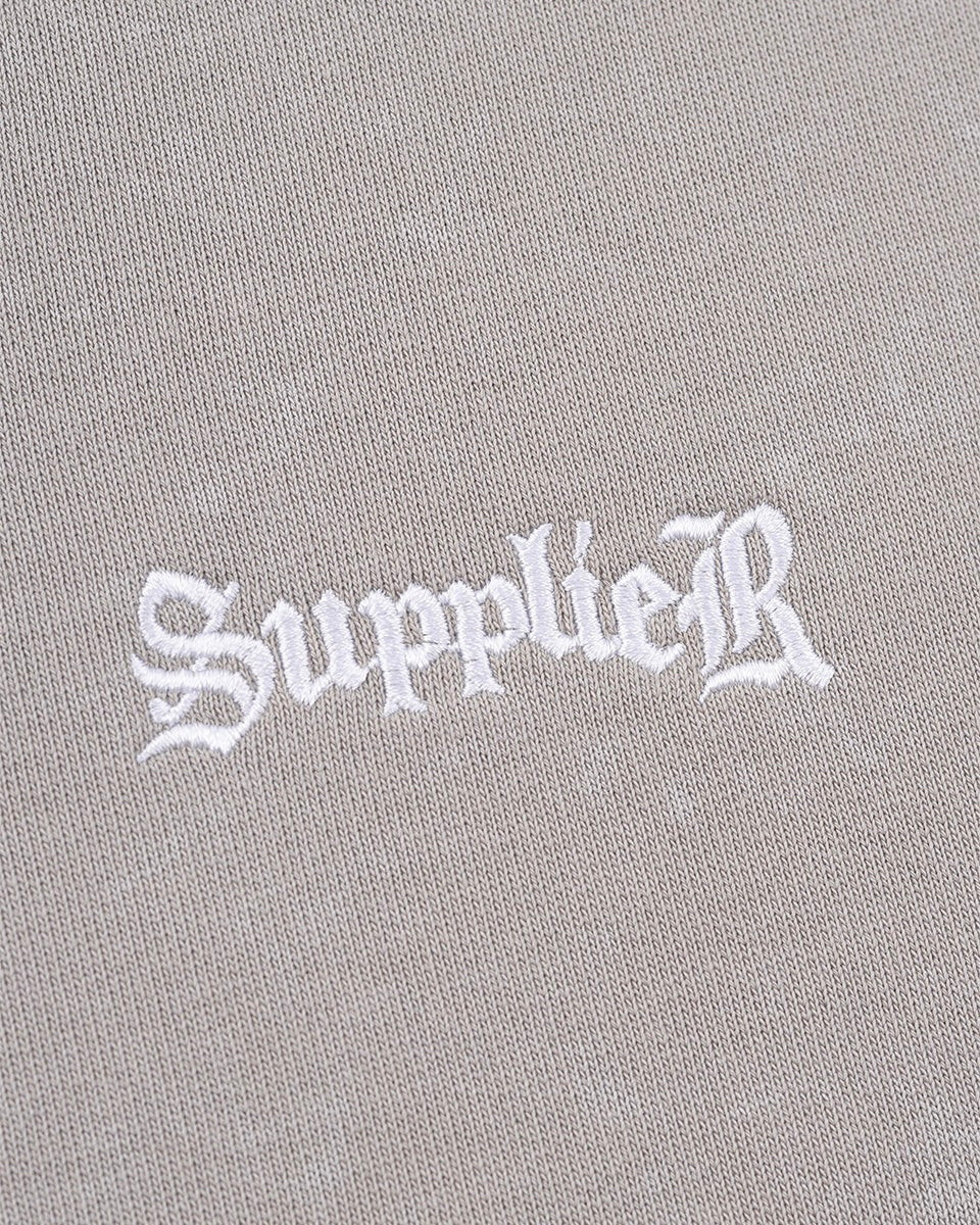 【SUPPLIER】Spray Cross Rhinestone Zip Hoodie