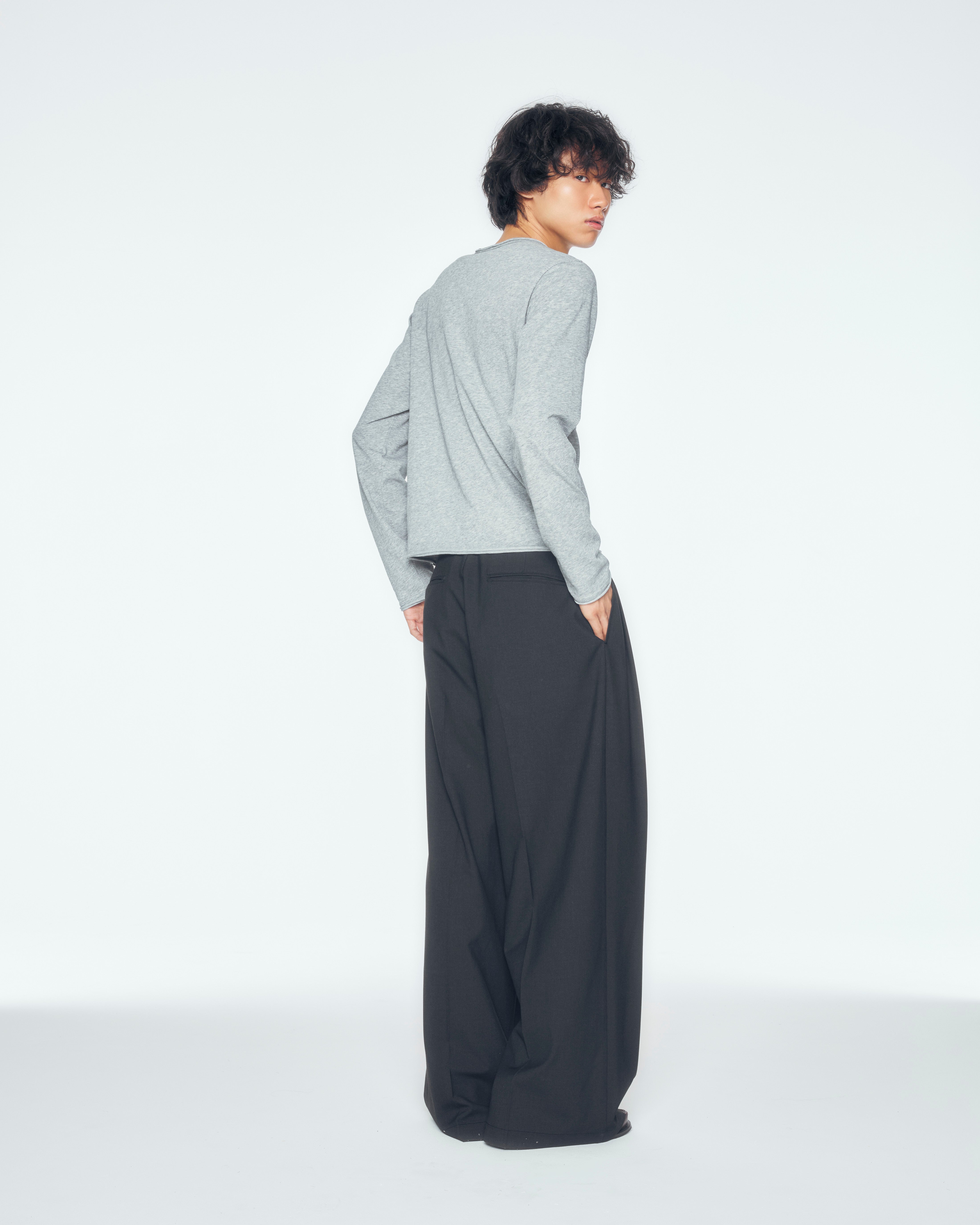 CS】cut off henley neck tee – PRESSING WEB SHOP