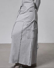【FANCY CLUB】OVERLAY MAXI SKIRT
