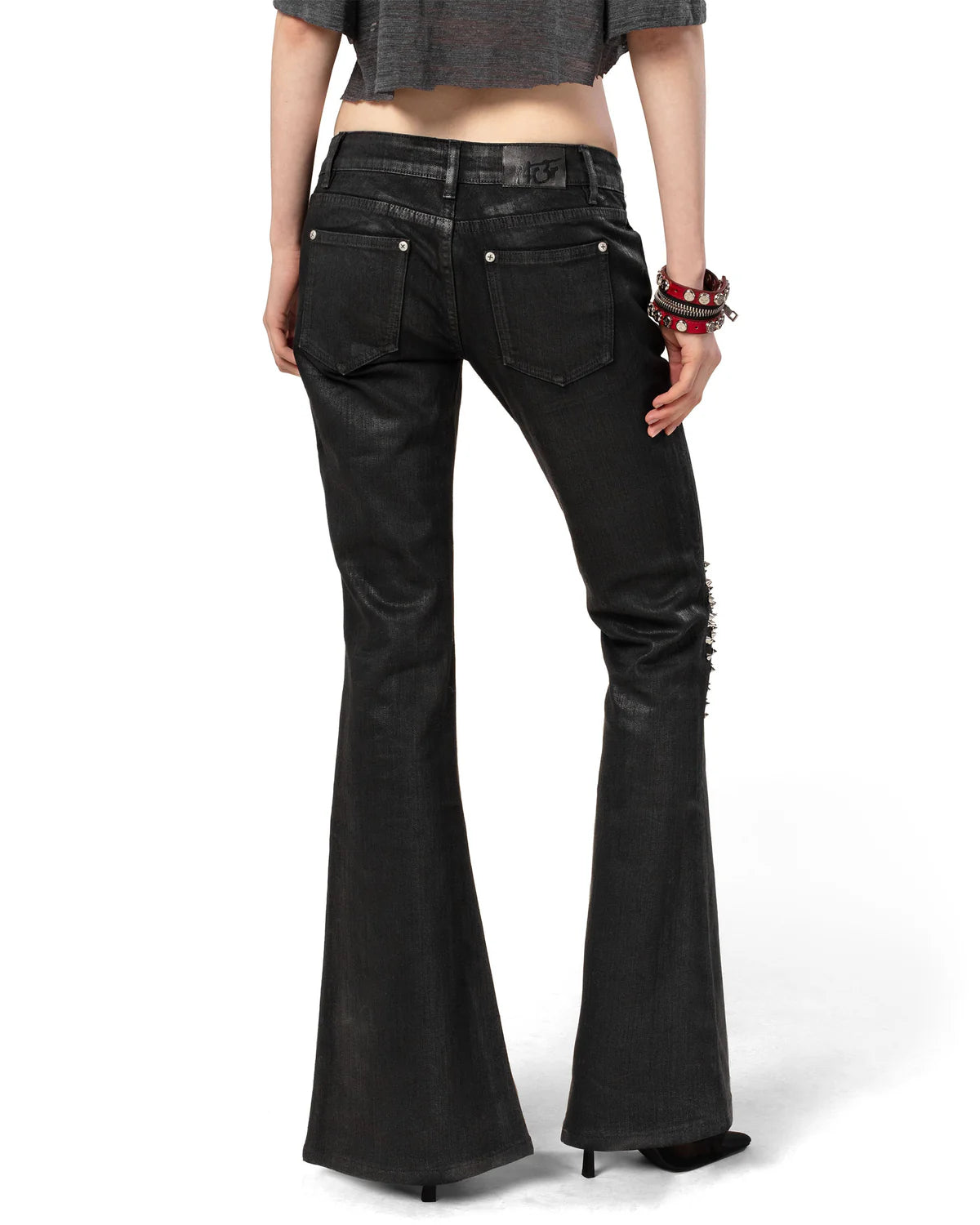 【RACER WORLDWIDE】Waxed Spike Denim