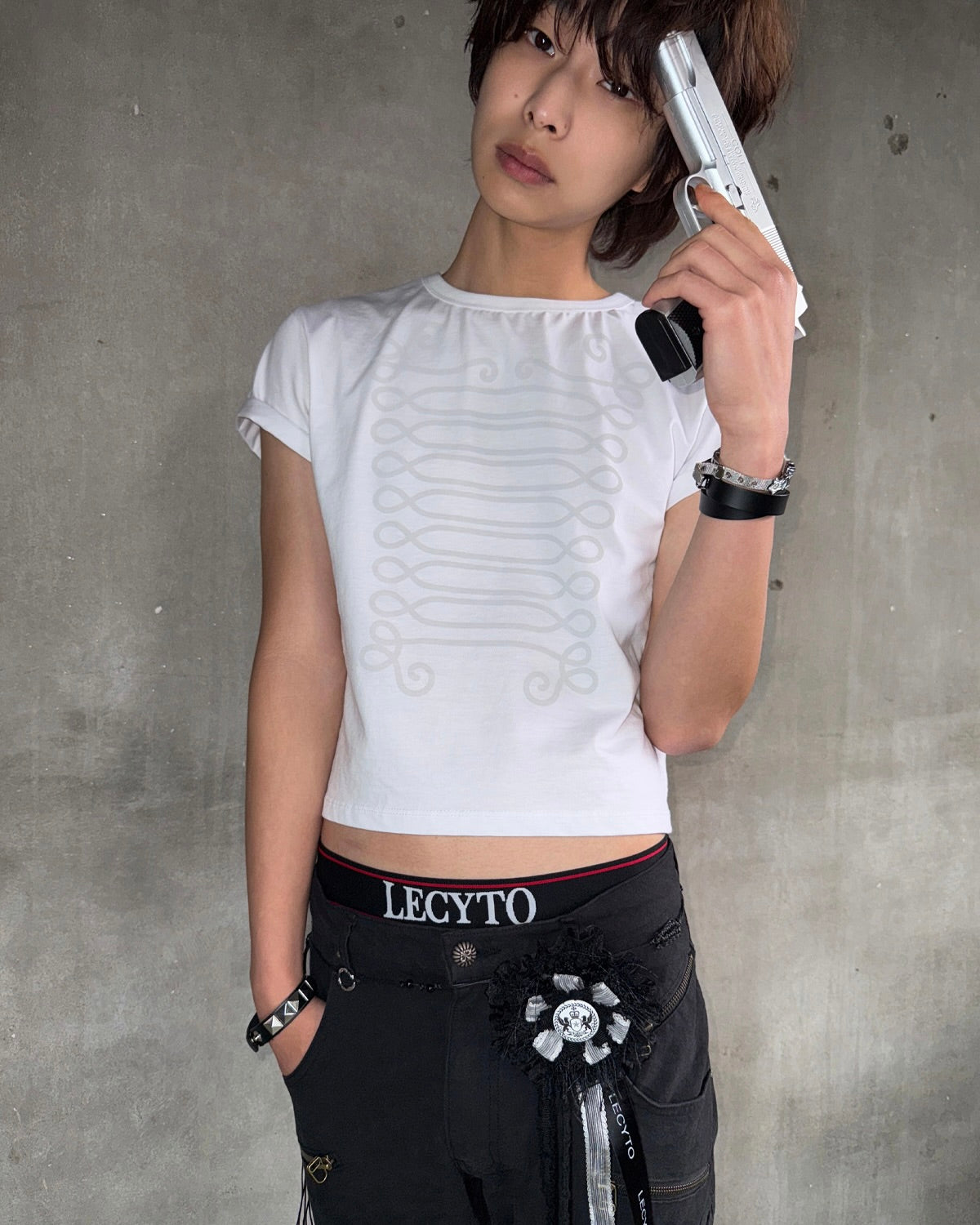 【LECYTO】Binary Hussar T-Shirt
