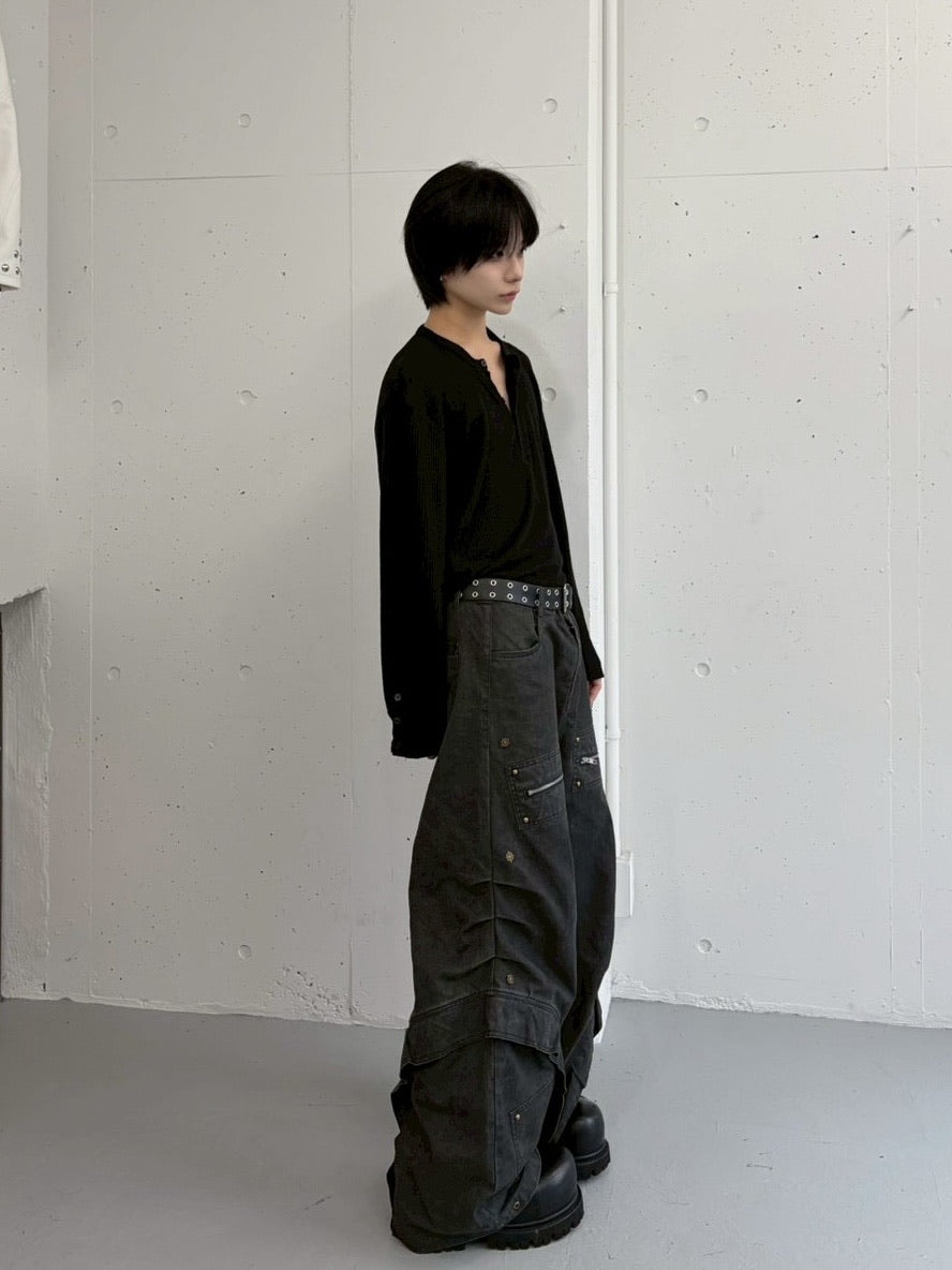 国際配送【LUV CODE】cleanfit multi-pocket denim pants