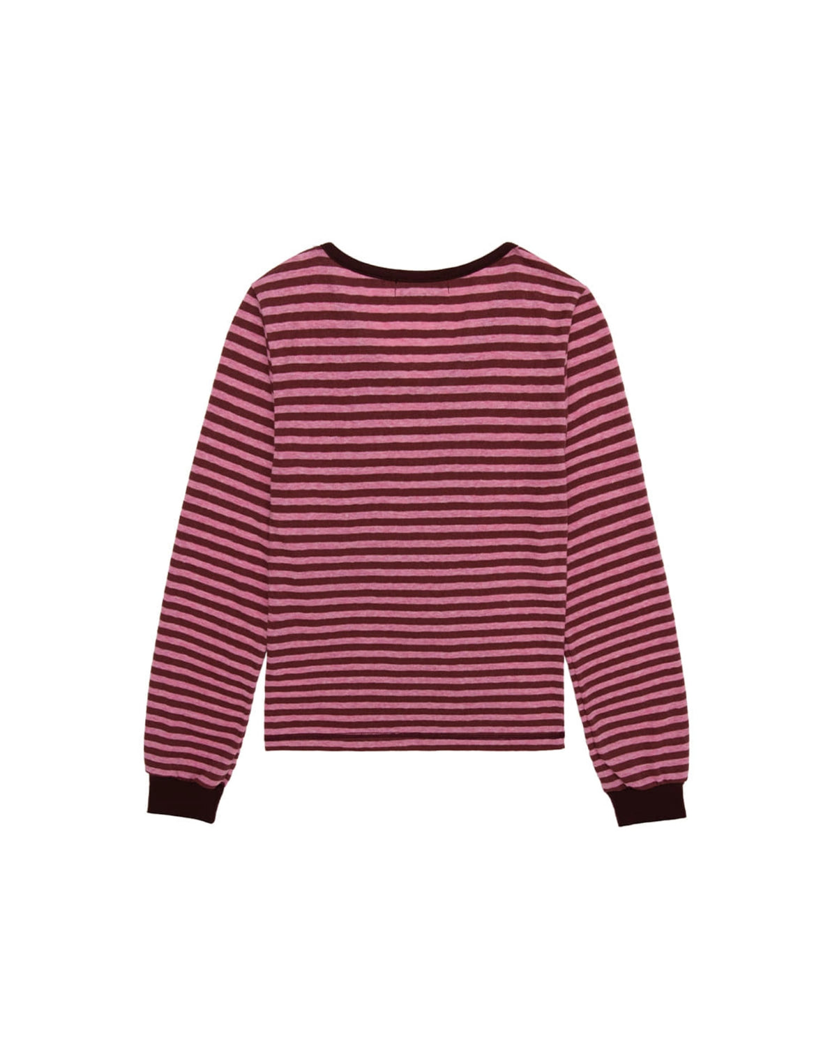 【CRANK】COZY STRIPE V-NECK TOP