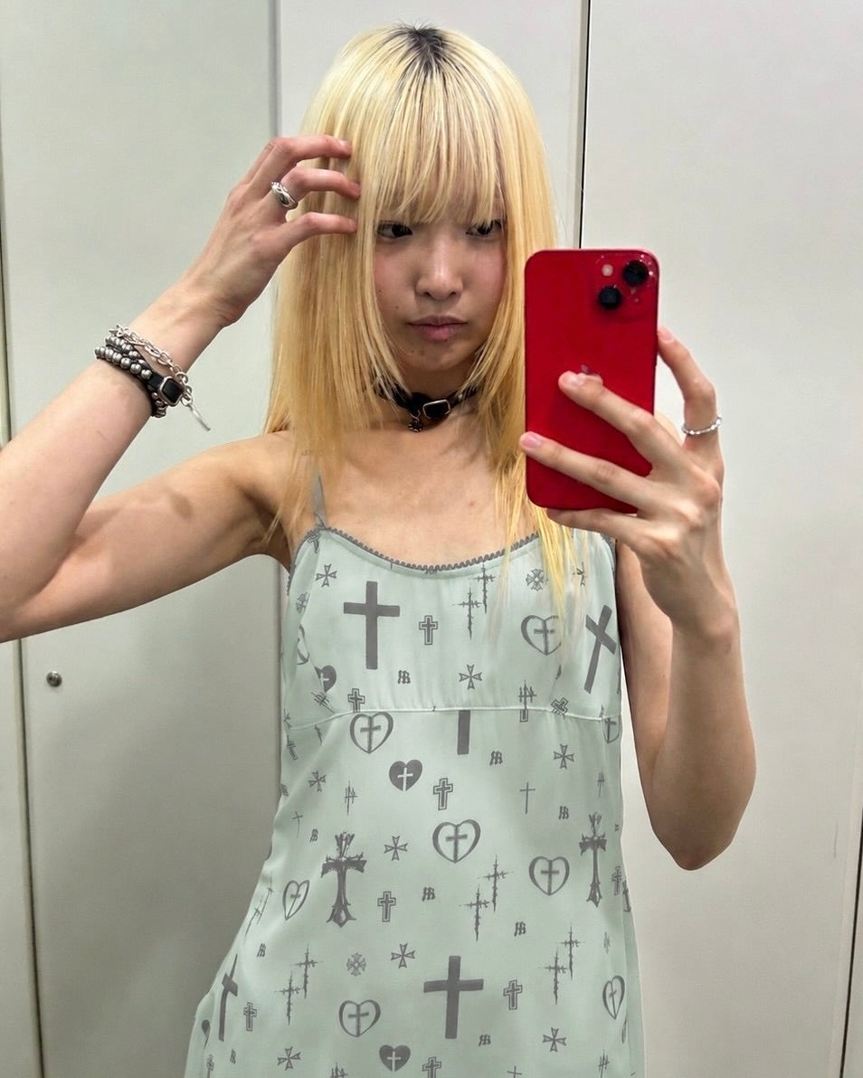 【runningHIGH】LACE POINT SLEEVELESS DRESS