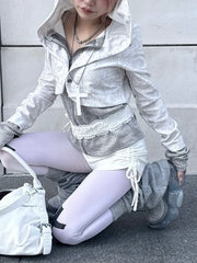 受注制【nmtc +】side gather shorts (2color)