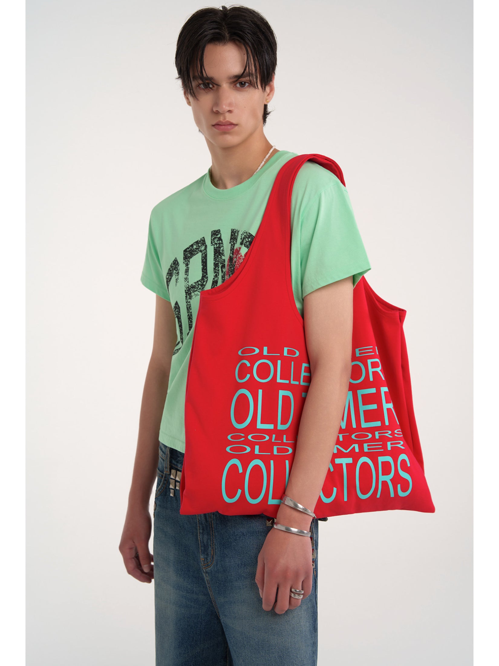 【ESC STUDIO】Big old timer market bag