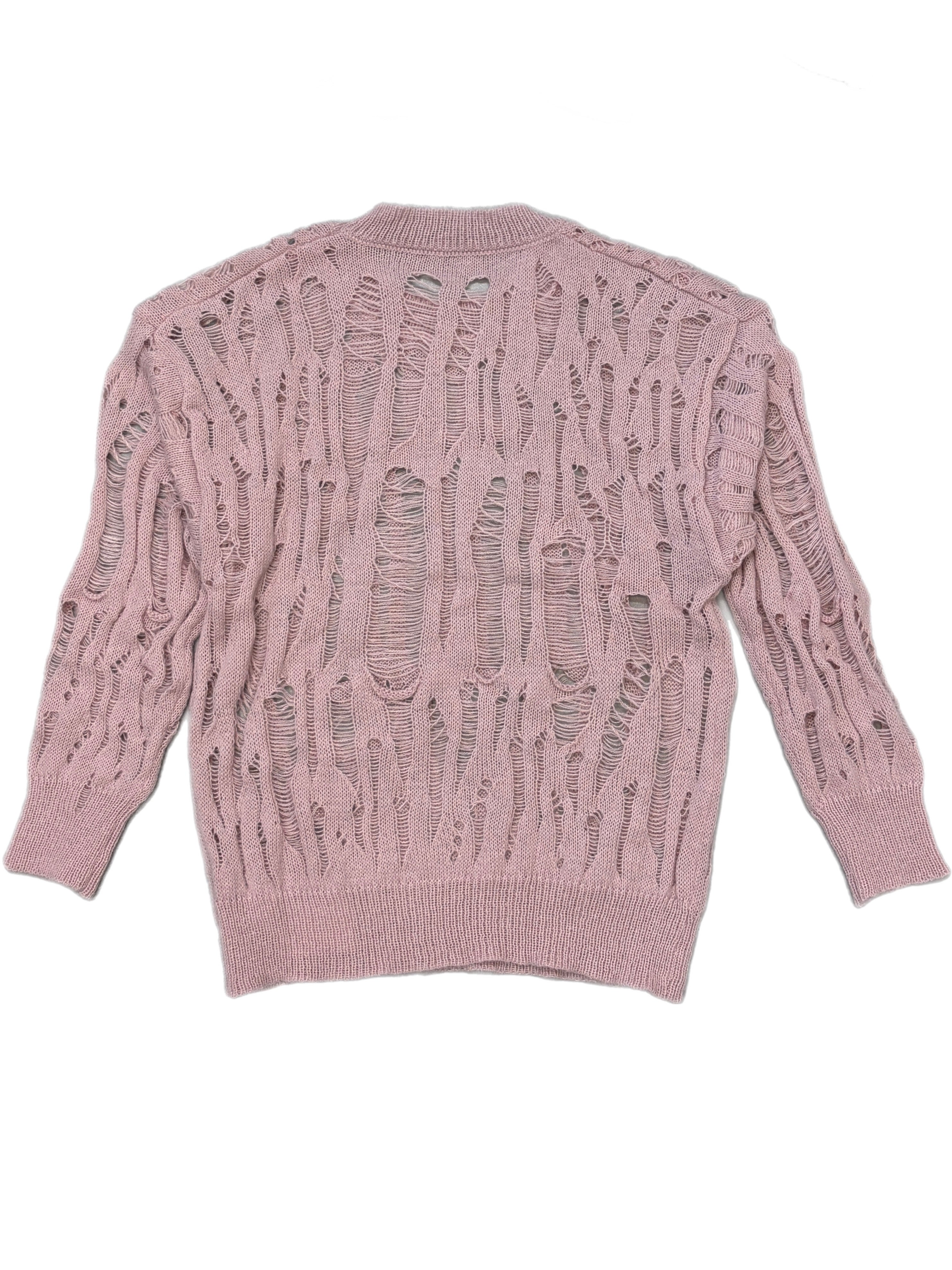 国際配送【Never mind the XU】damage loose knit