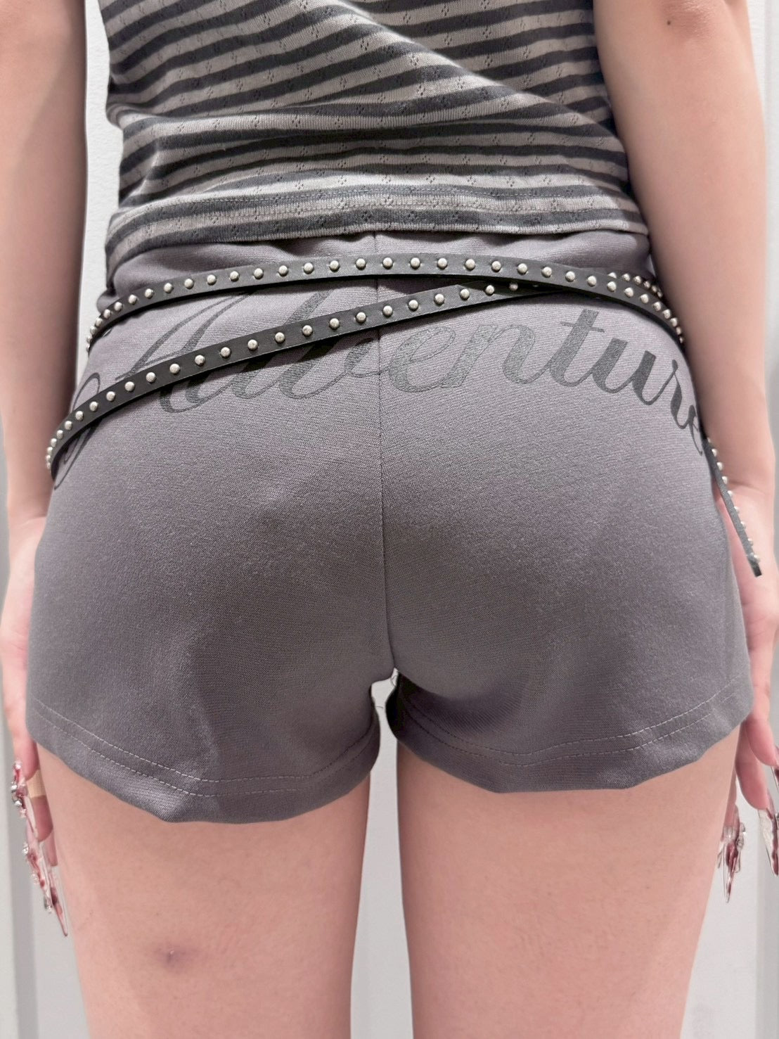 受注制【nmtc+】Back Script Short Pants (3color)