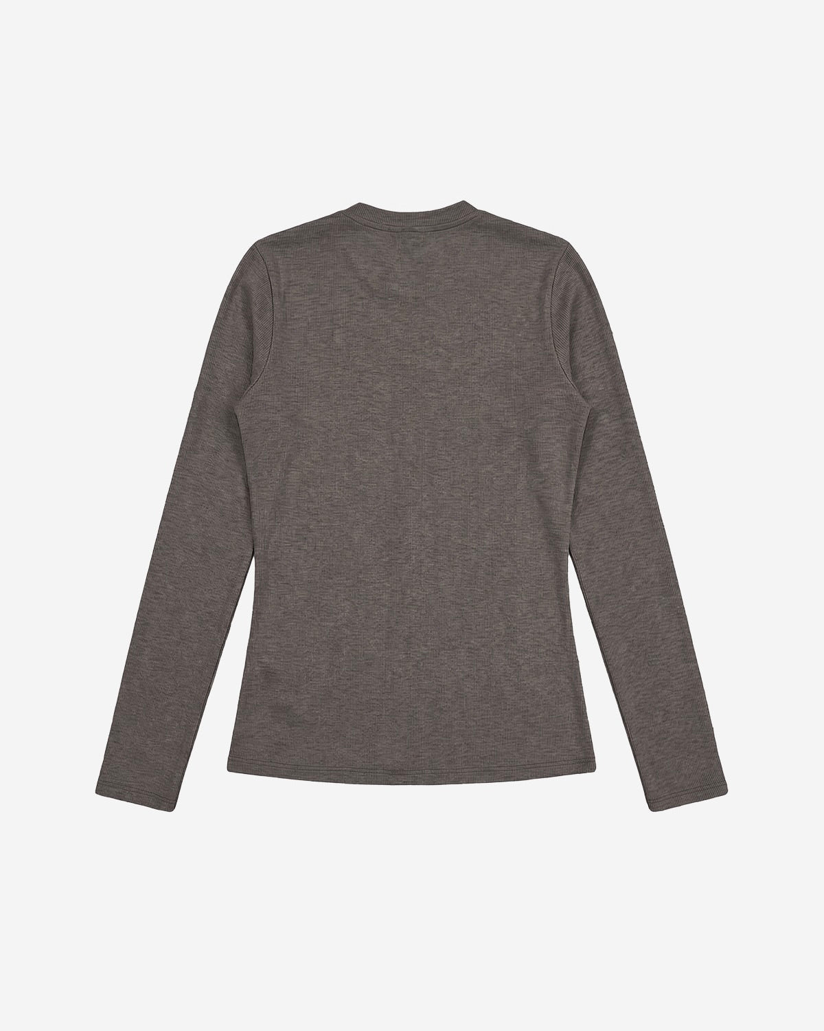 【BLR BLUER】Soft Pin-tuck Henley Long Sleeve