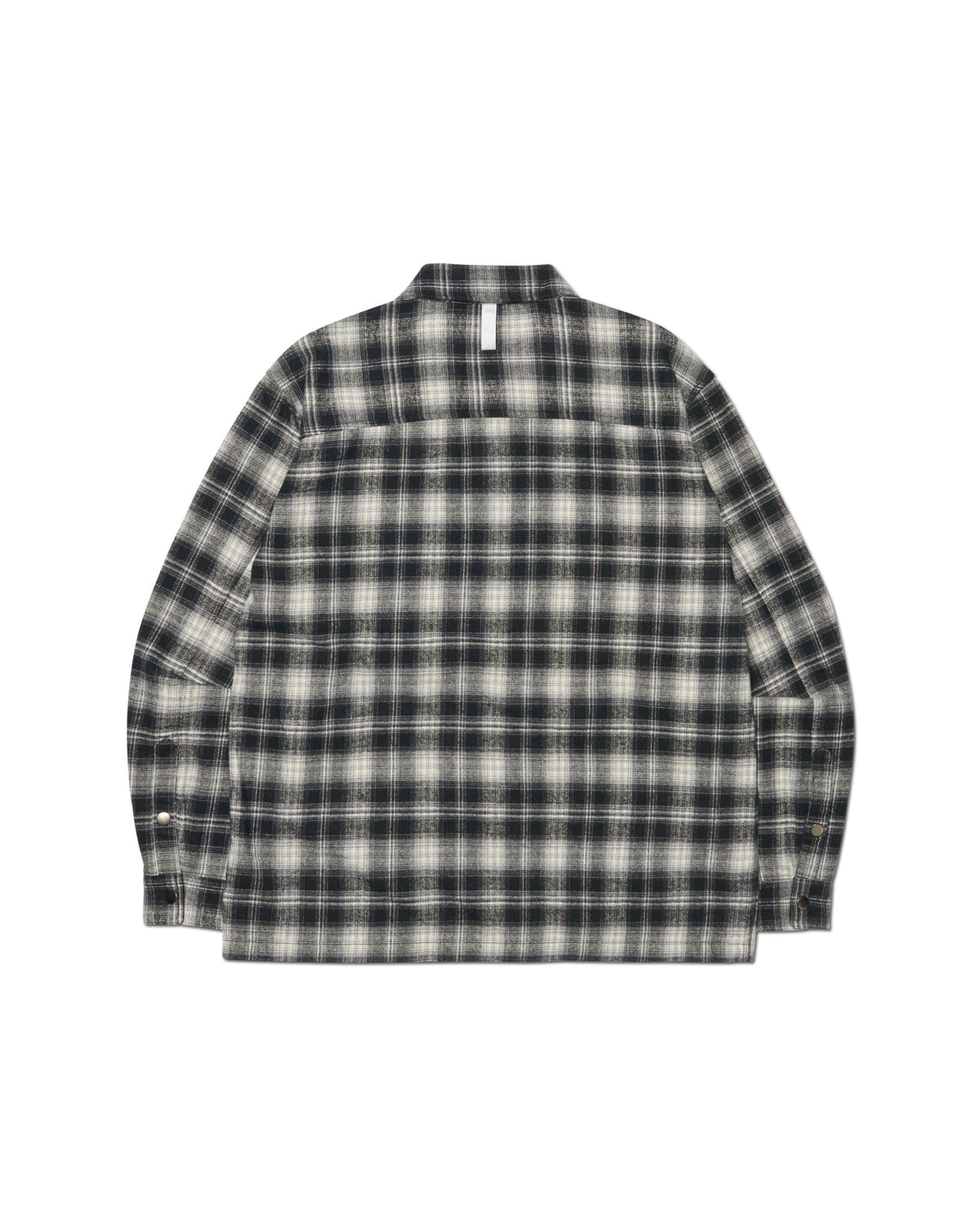 【NOMANUAL】FLANNEL FULL ZIP CHECK SHIRT