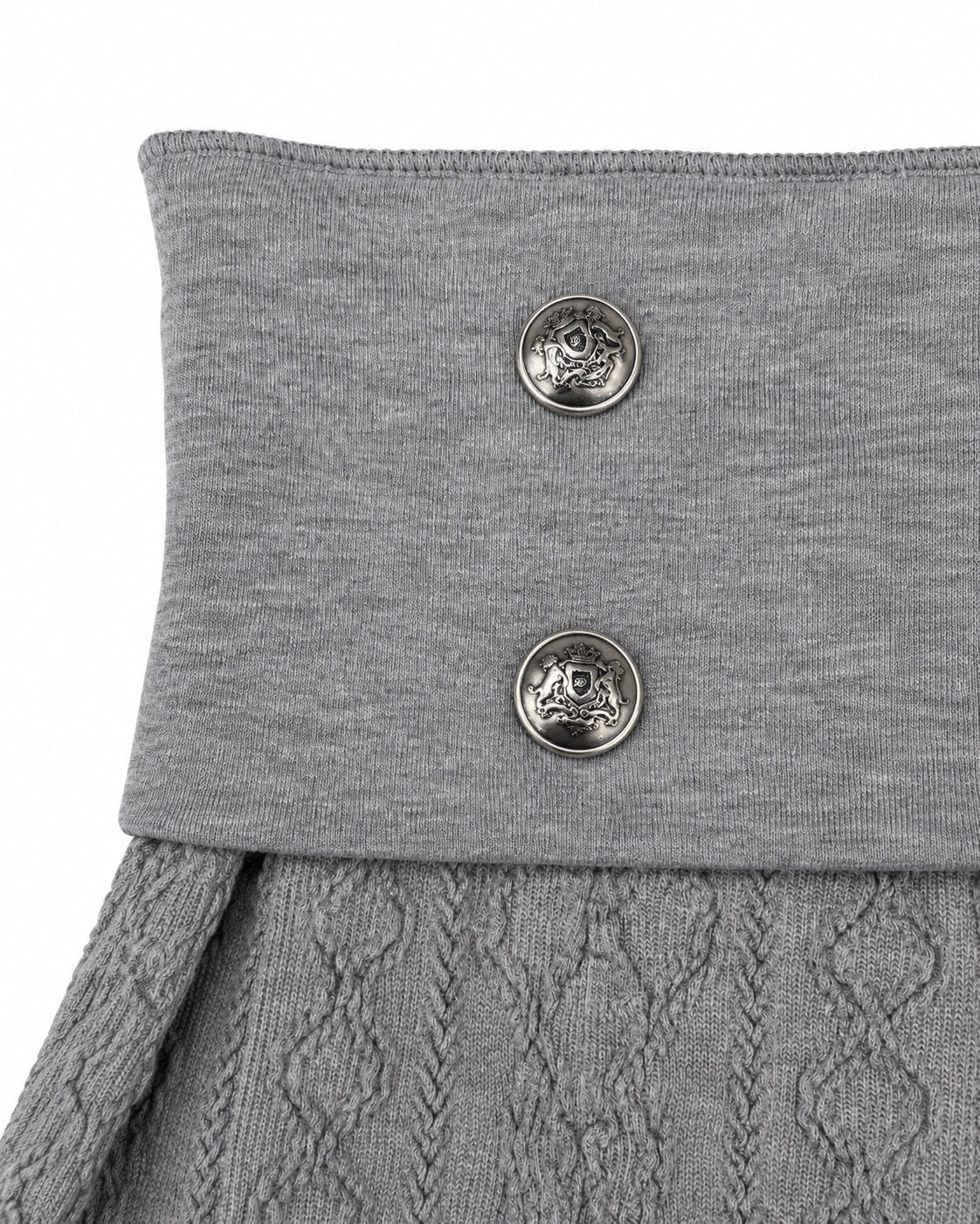 受注制【Never mind the XU】Napoleon lace knit shorts (2color)