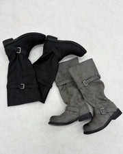 9/18 20:00 発売
国際配送【Nerd out XU】Long Engineer Boots