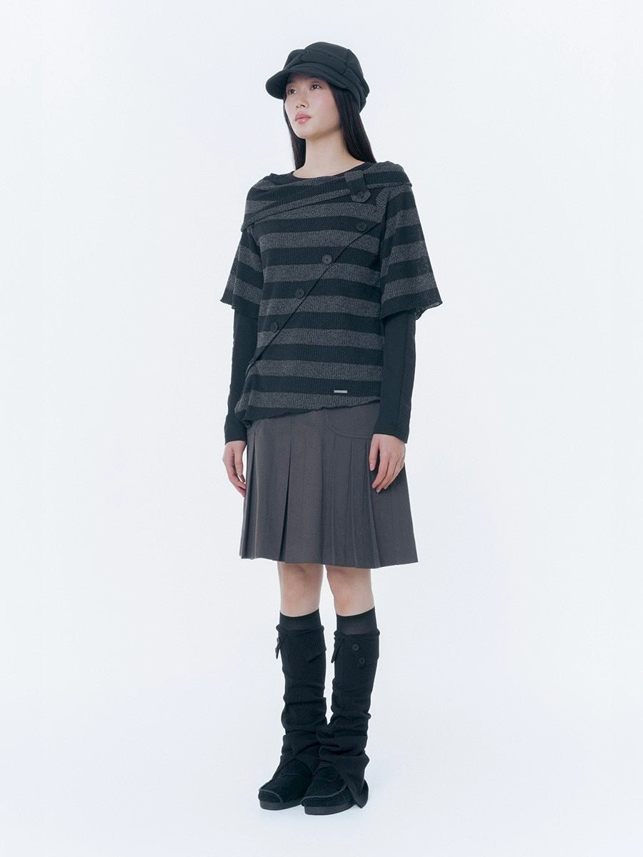 【Miseki seoul】Pleats shirring cap