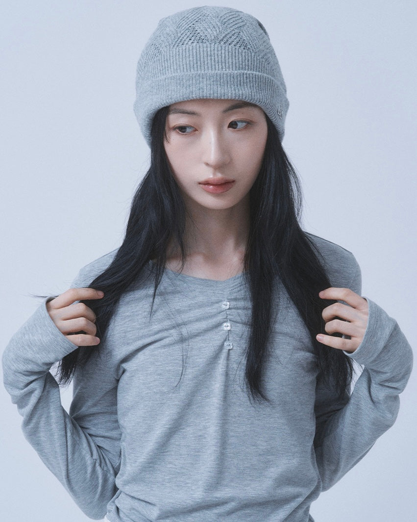 【TUOMIO】MULTIWAY WOOL KNIT BEANIE
