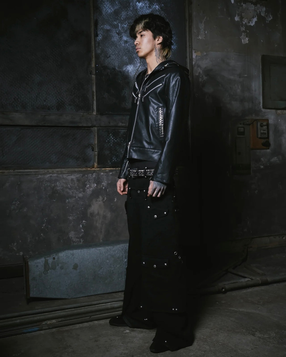 【TYPE SHADE】TYPE SWAG STUDS LETHER FOODIE