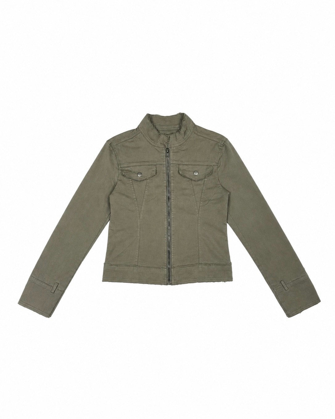 受注制【OaKS】washed zip-up jacket (3color)